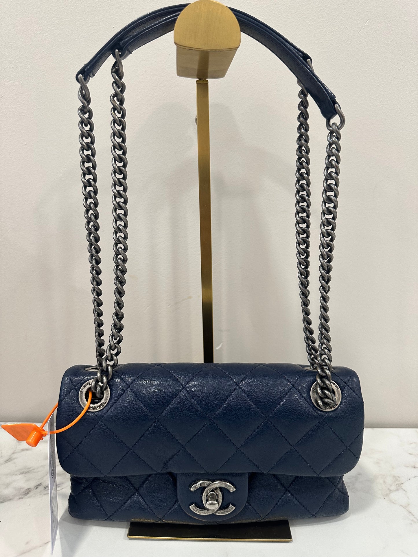 Chanel Blue Double Chain