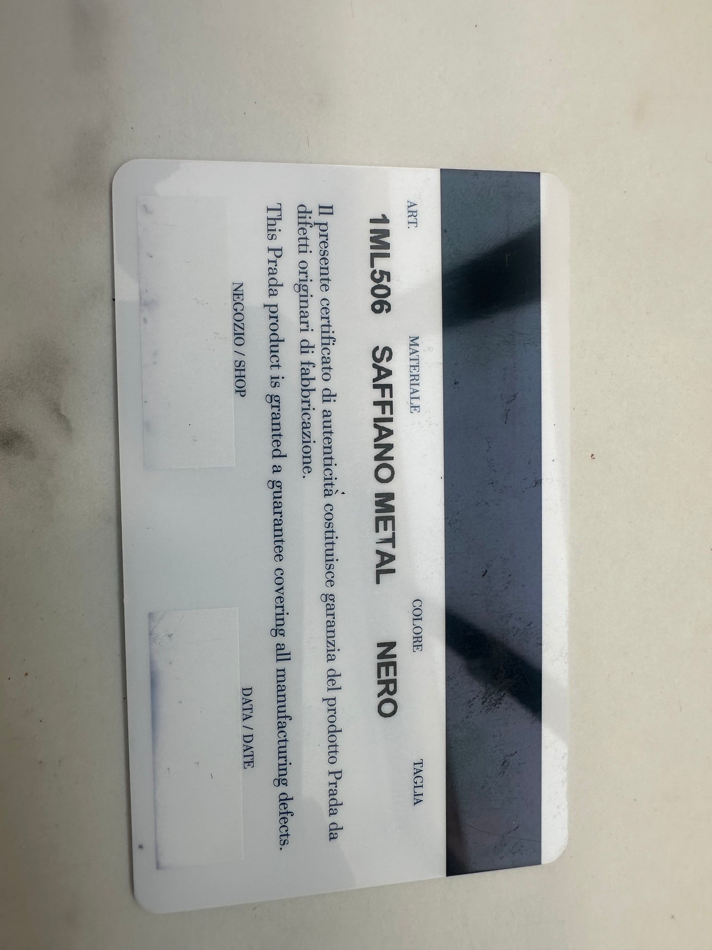 Prada Black Long Wallet