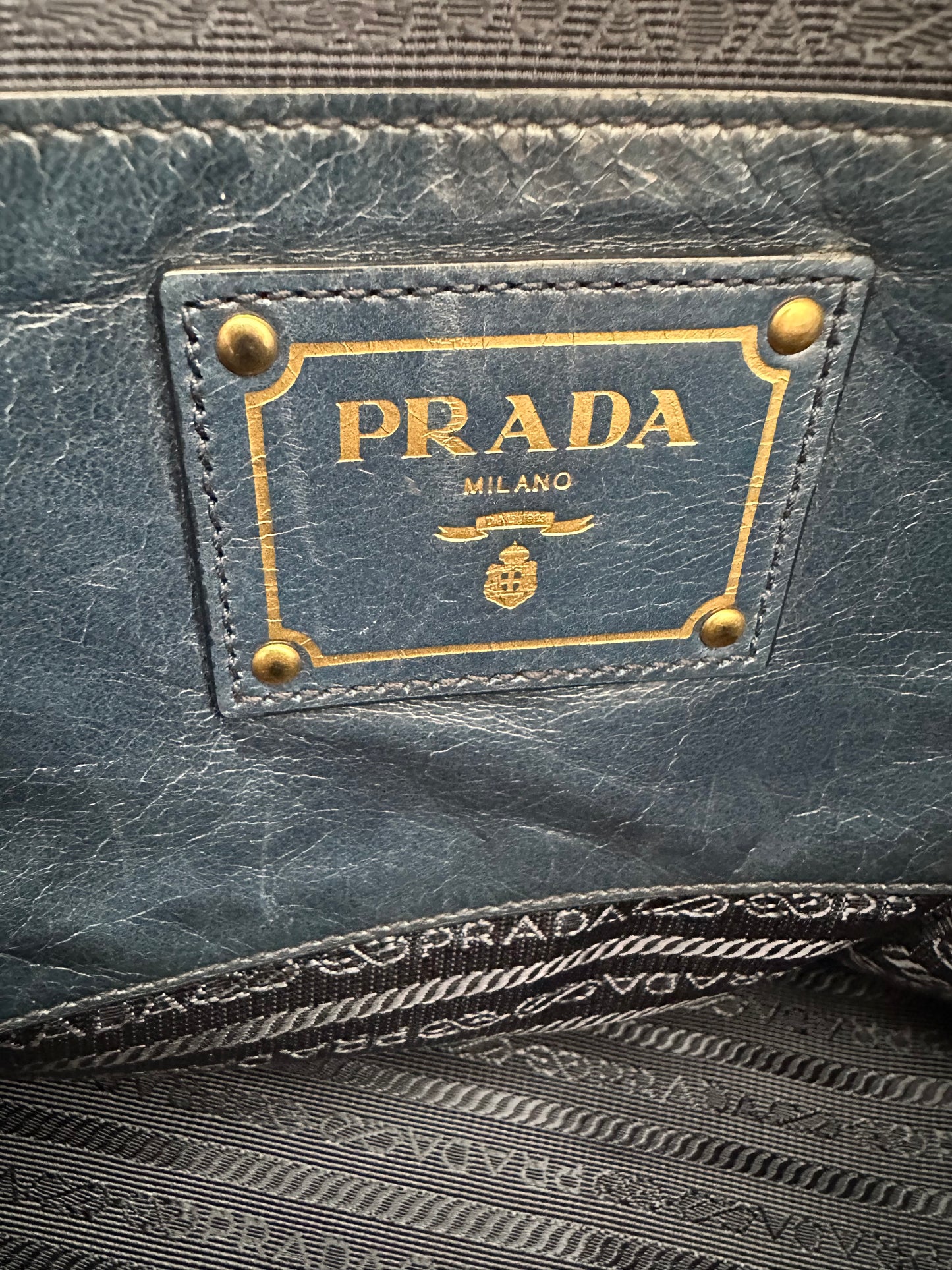 Prada Blue Galleria