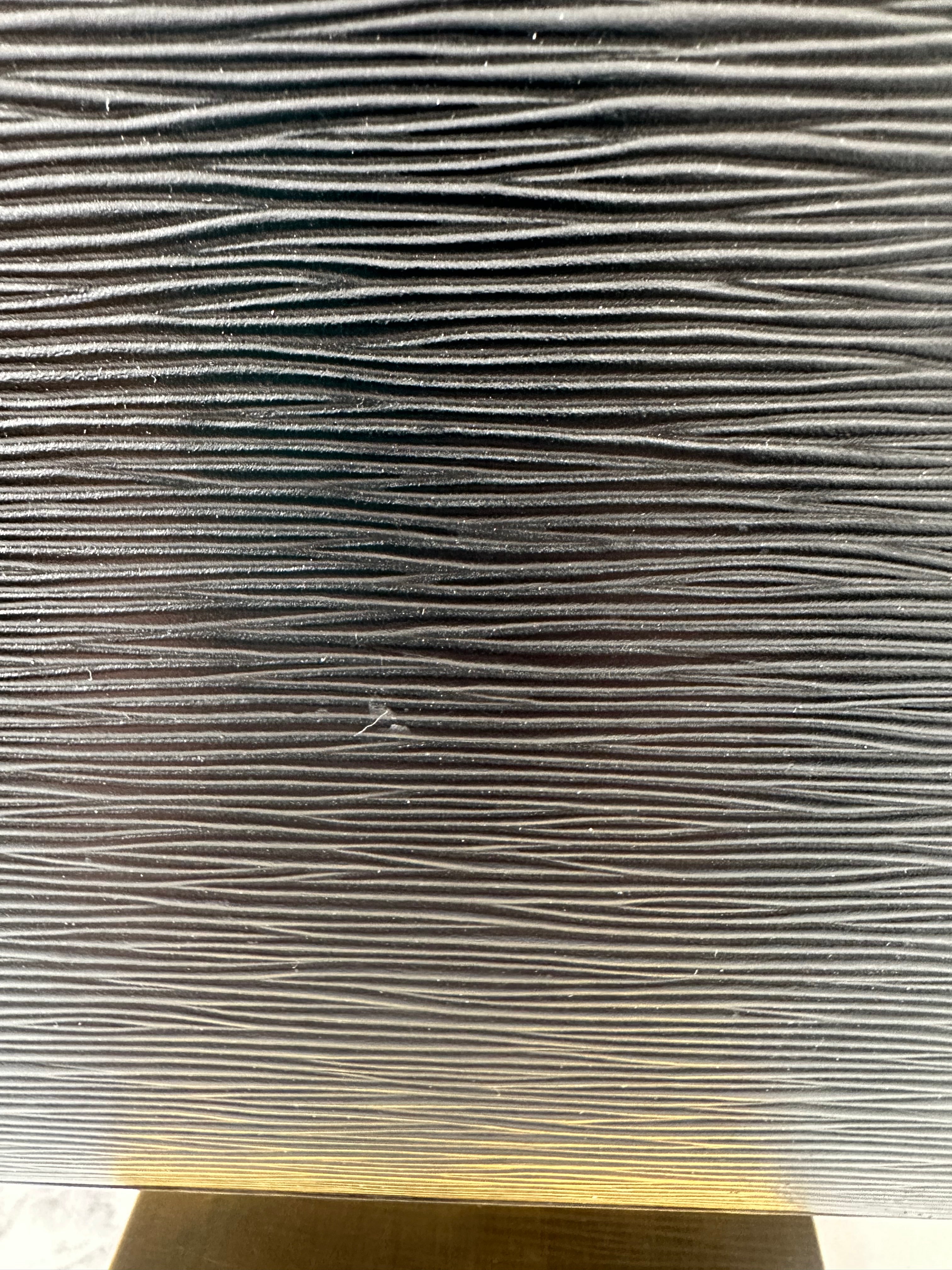 Louis Vuitton Black Epi Malesherbes