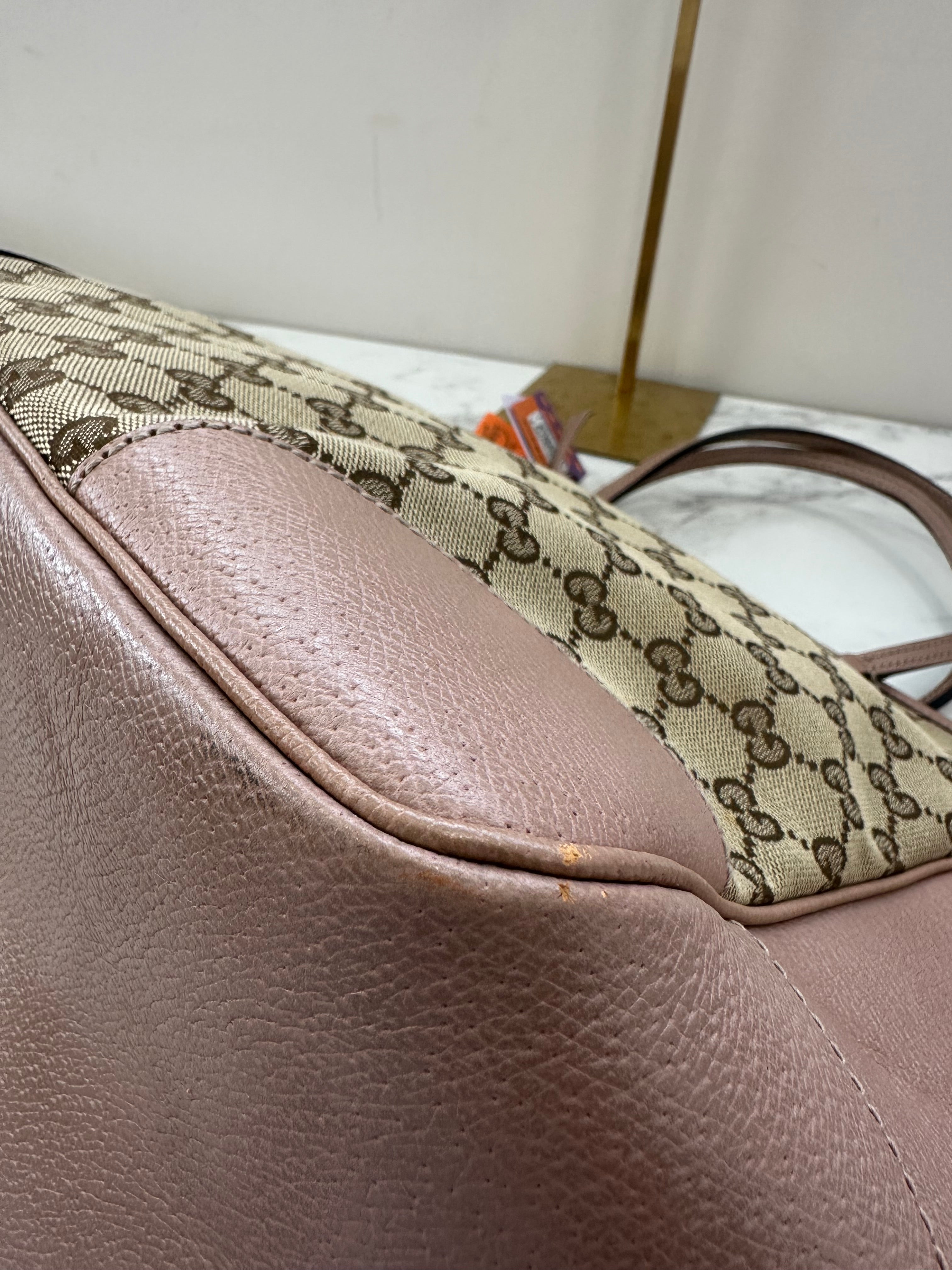 Gucci Pink GG Tote