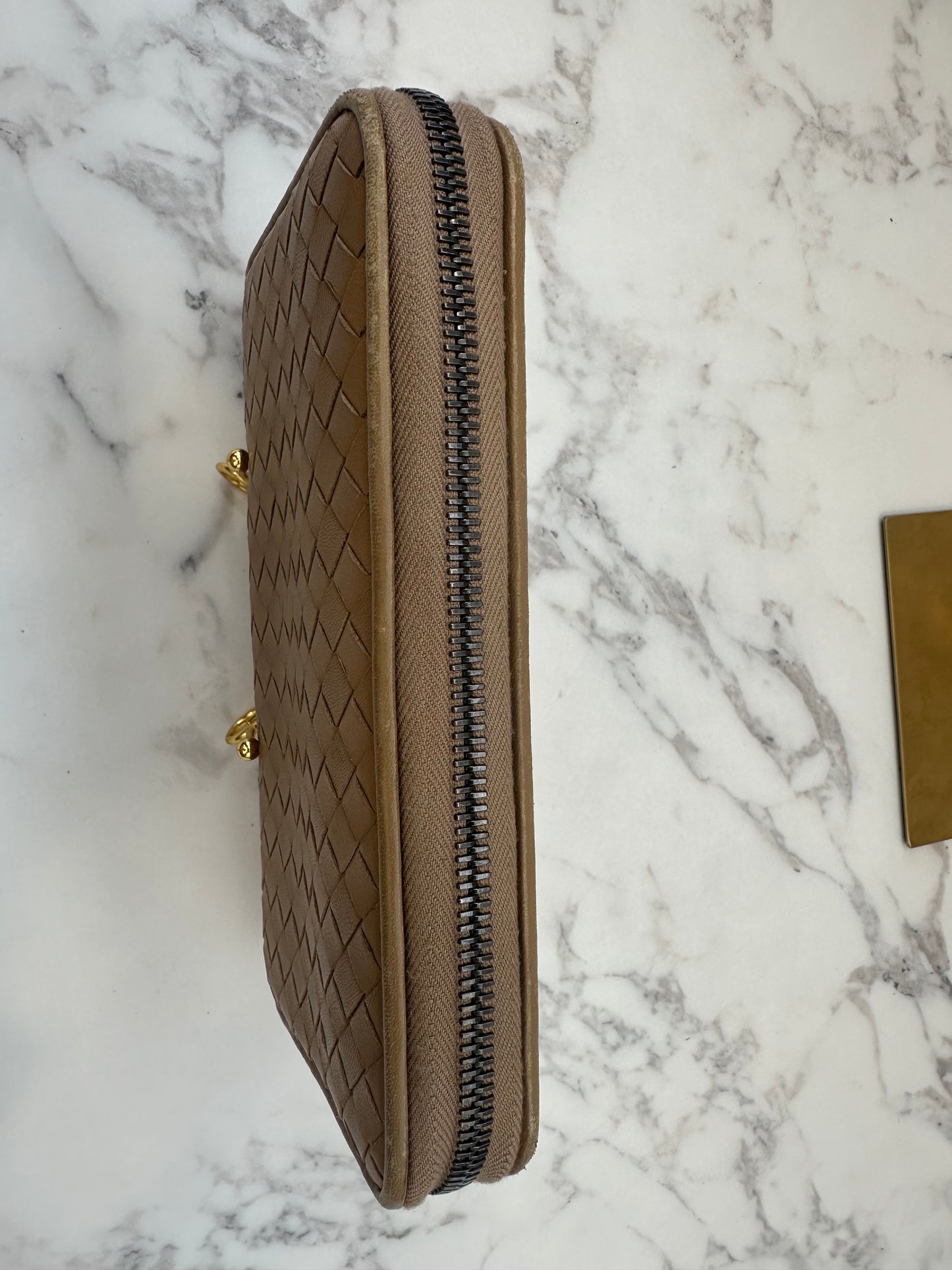 Bottega Veneta Beige Wallet
