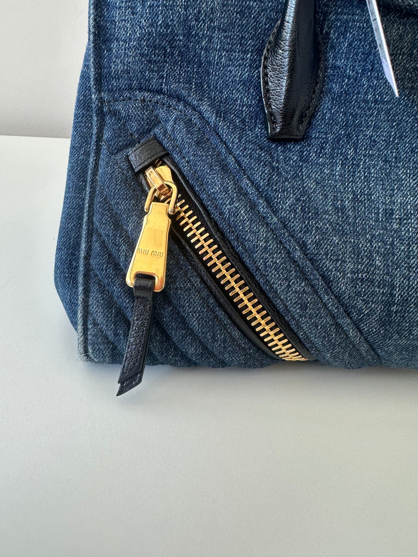 MIU MIU Denim Biker