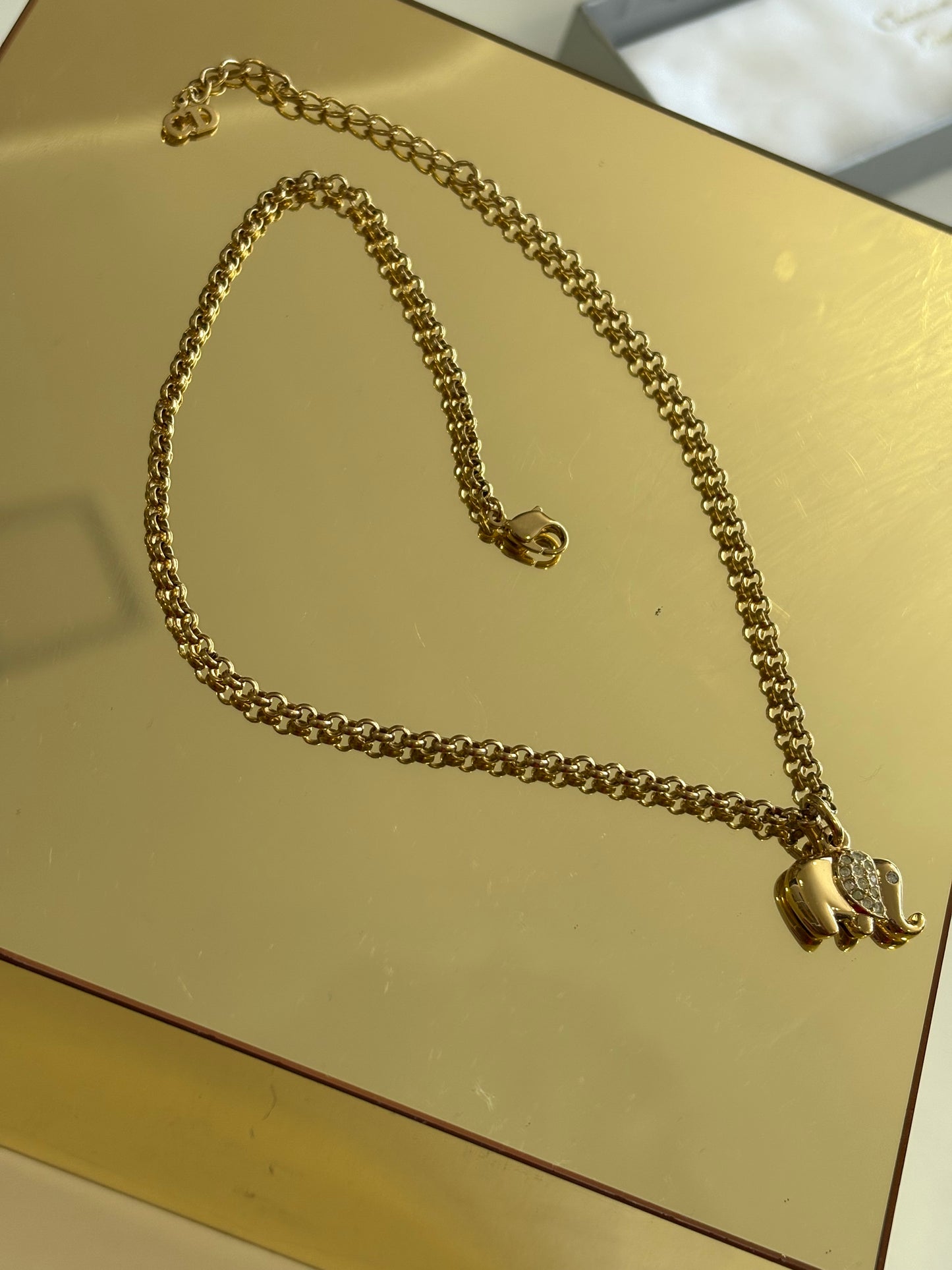 Christian Dior Elephant Neacklace