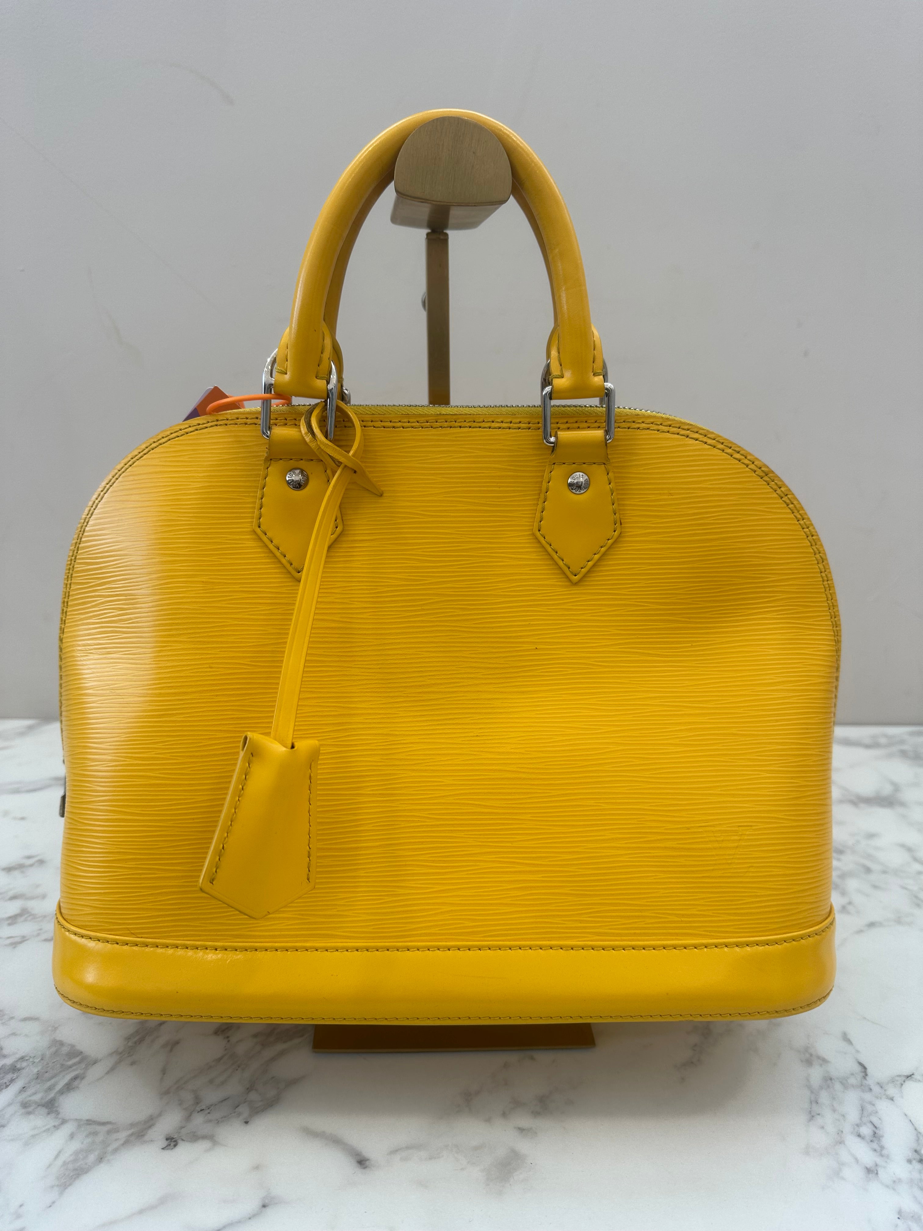 Louis Vuitton Alma PM Epi Yellow