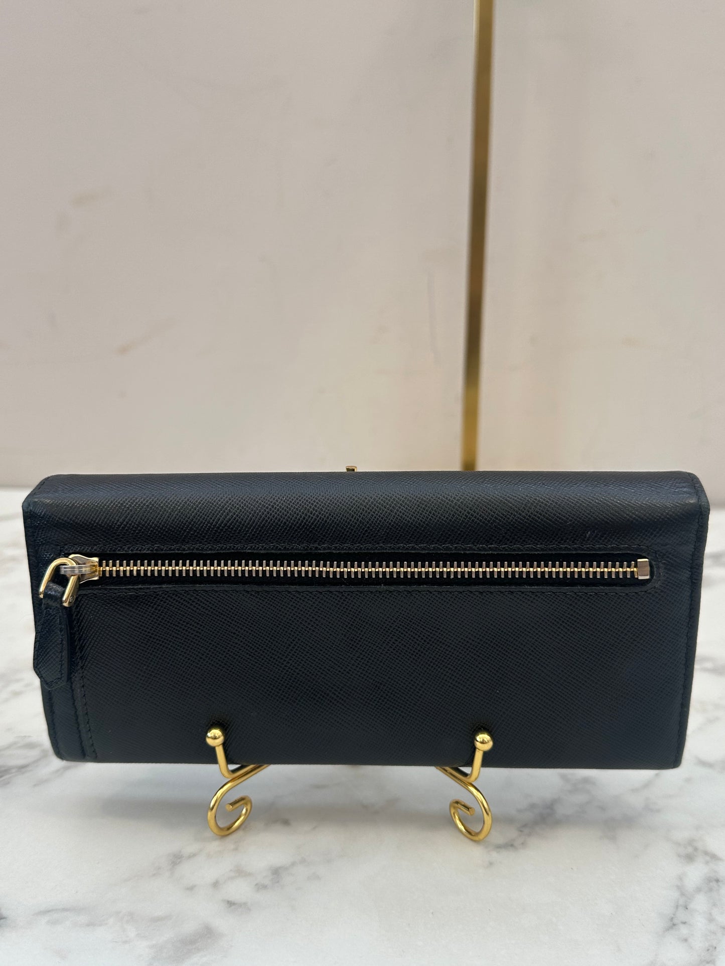 Prada Black Long Wallet