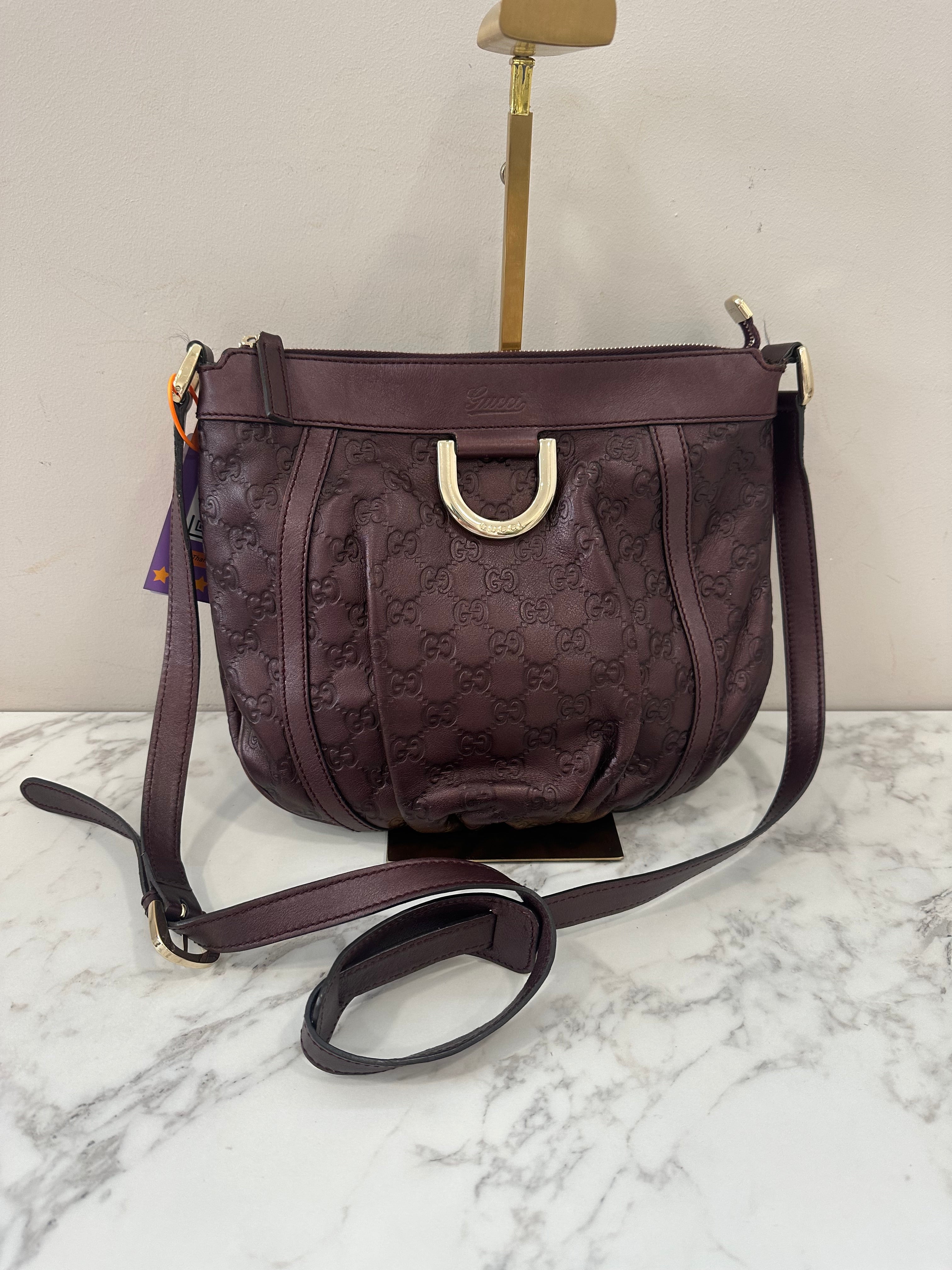 Gucci Brown Guccissima Abbey