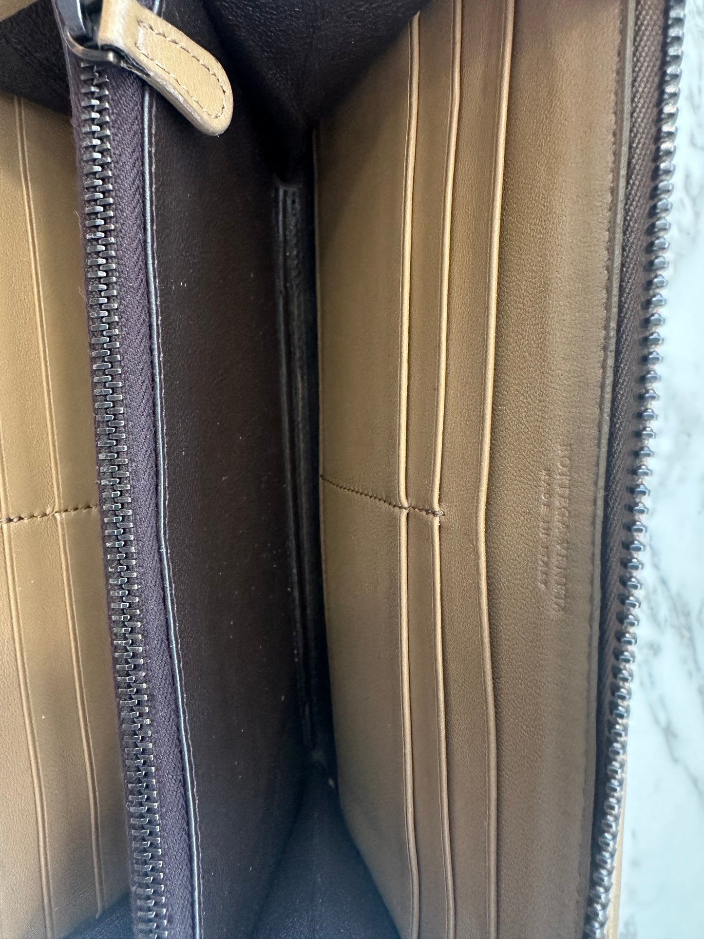Bottega Veneta Beige Wallet