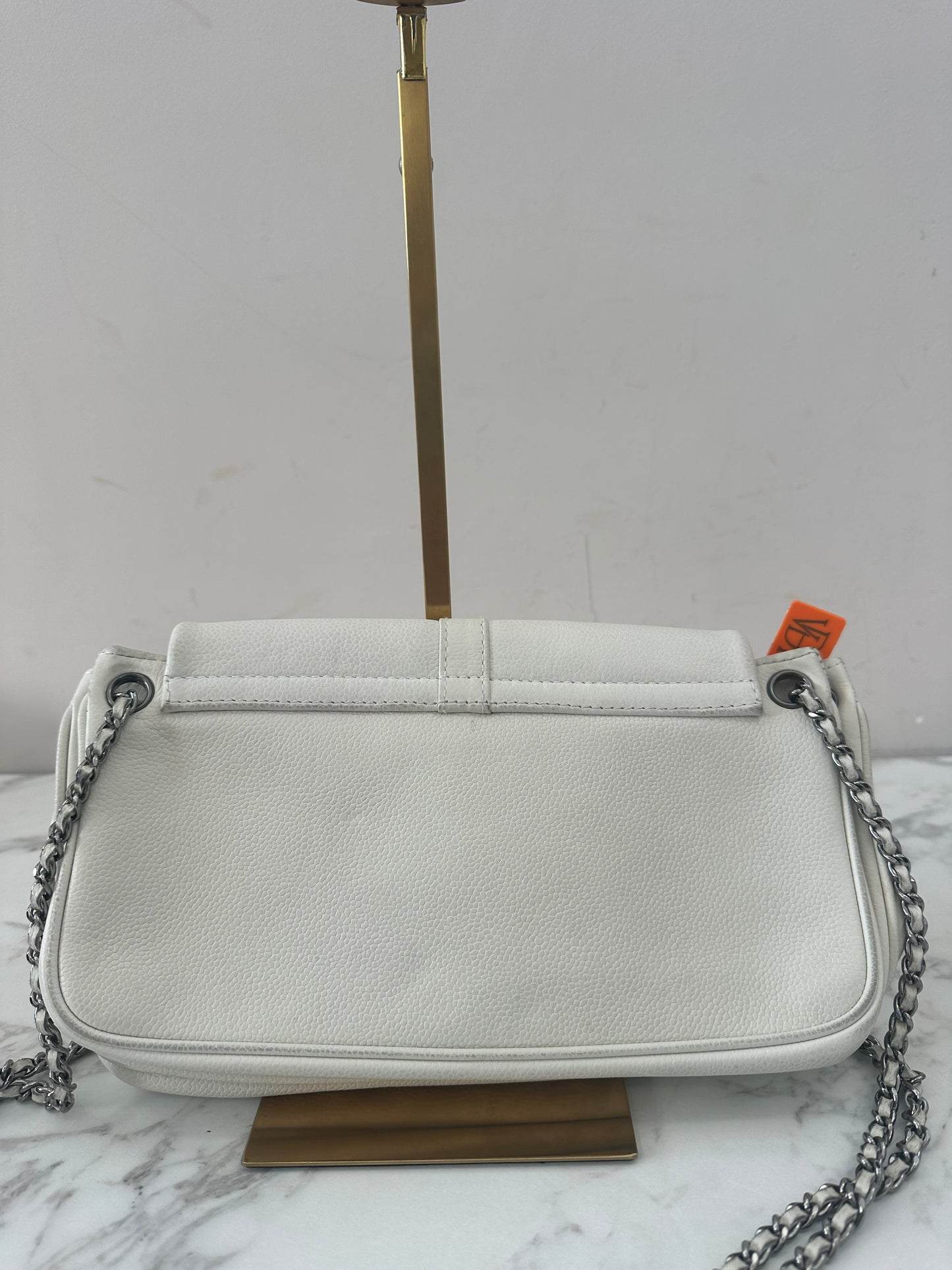 Chanel White Calfskin Mademoiselle