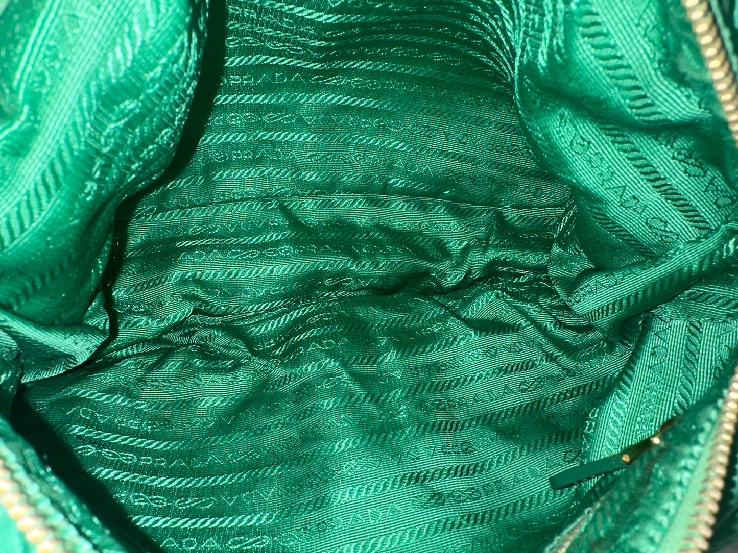 Prada Green Nylon