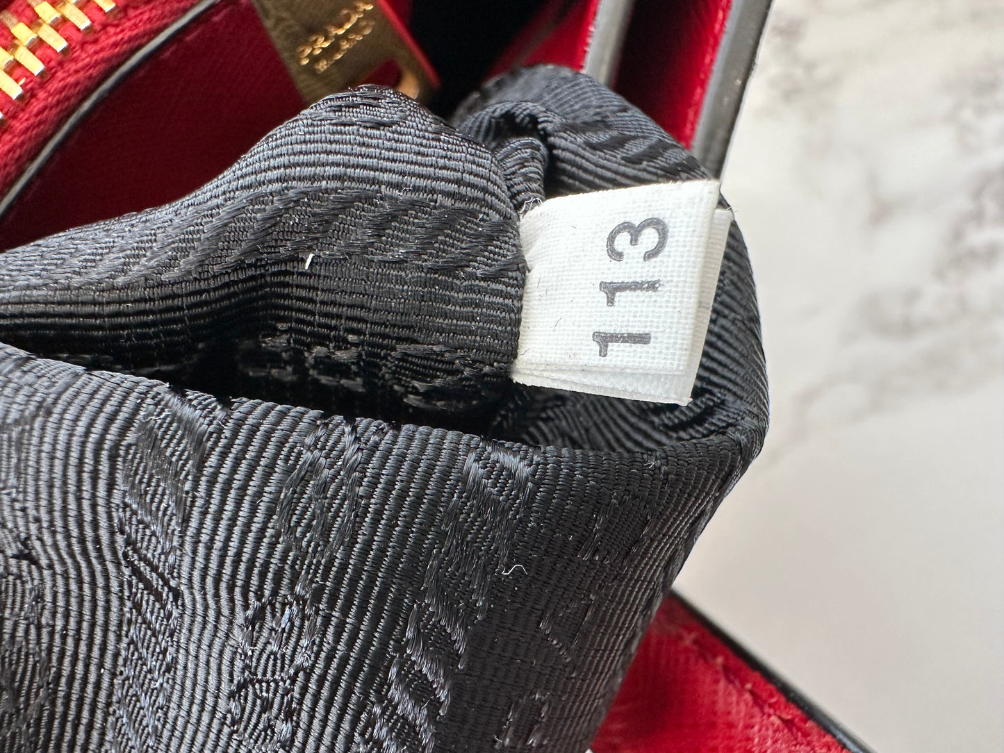 Prada Red Saffiano