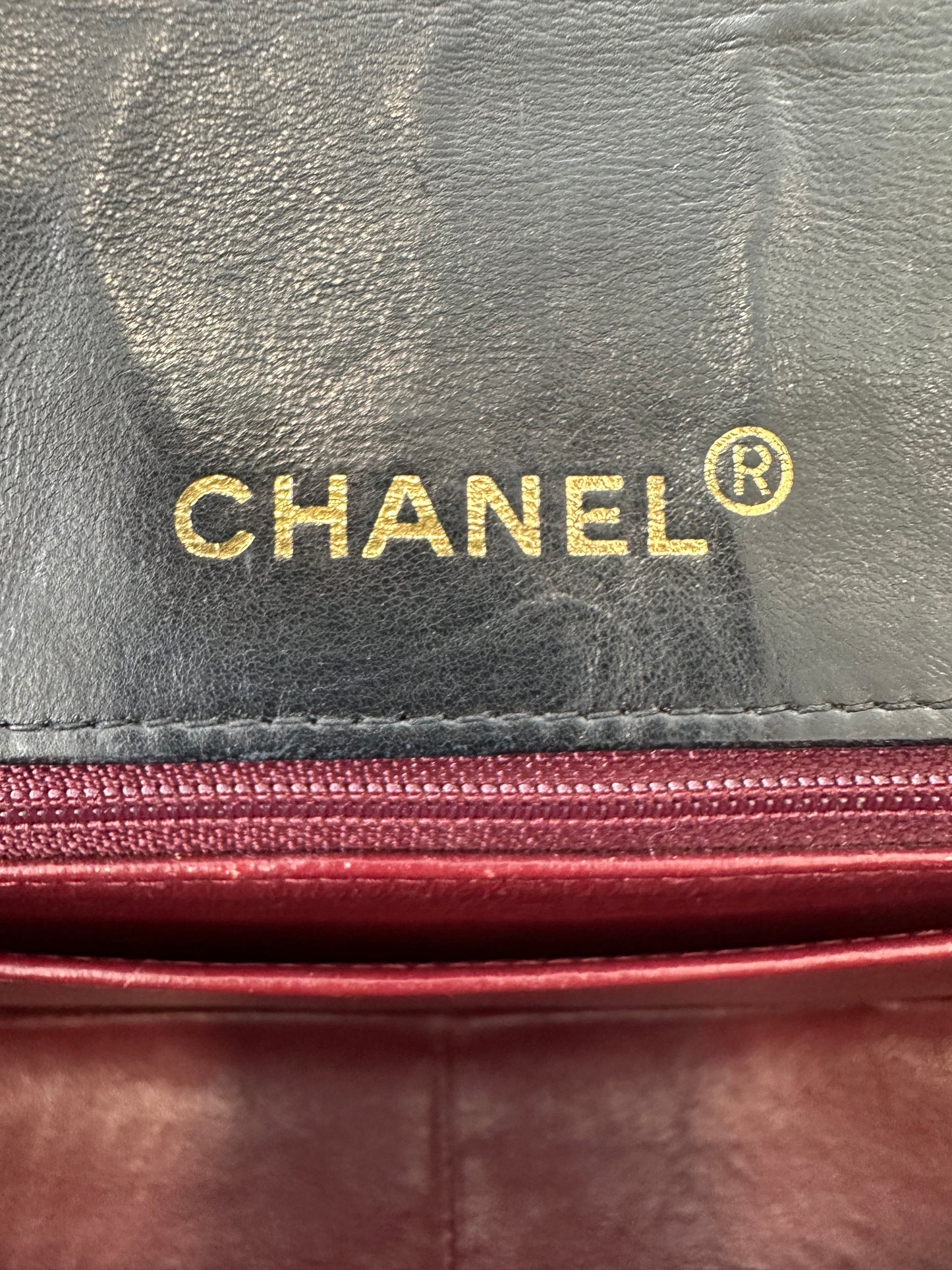 Chanel Black Lambskin Single