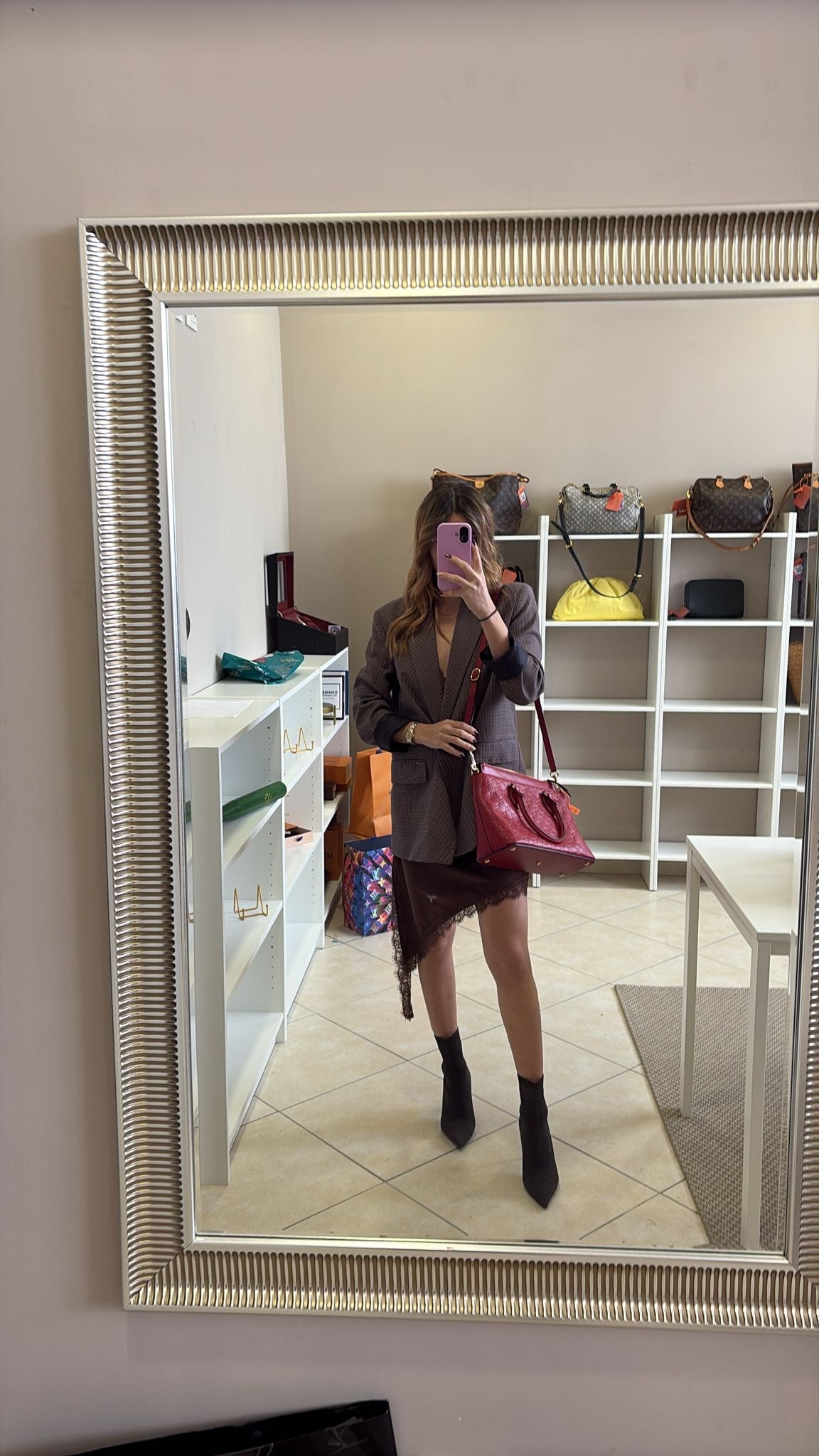 Gucci Tote Red Strap