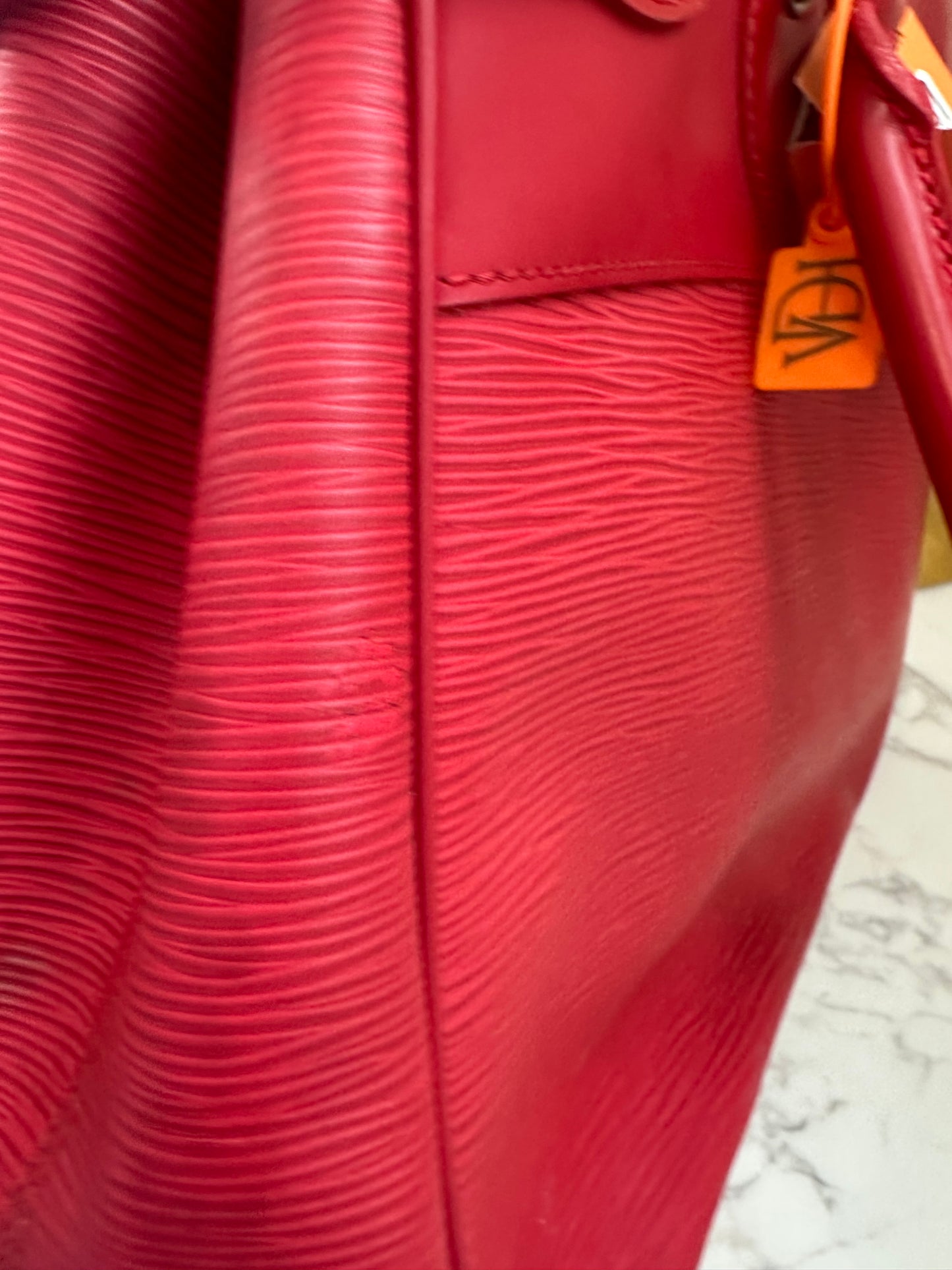 Louis Vuitton Red Epi Passy GM