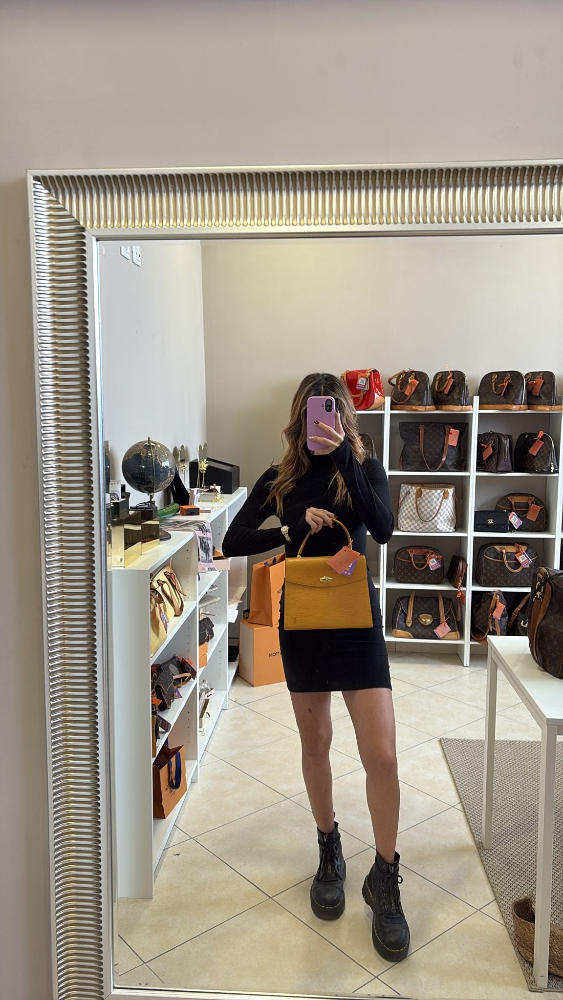 Louis Vuitton Yellow Epi Malesherbes