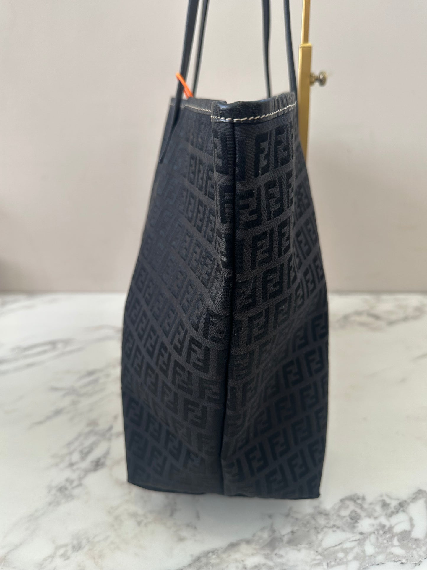Fendi Black Canvas Zucchino