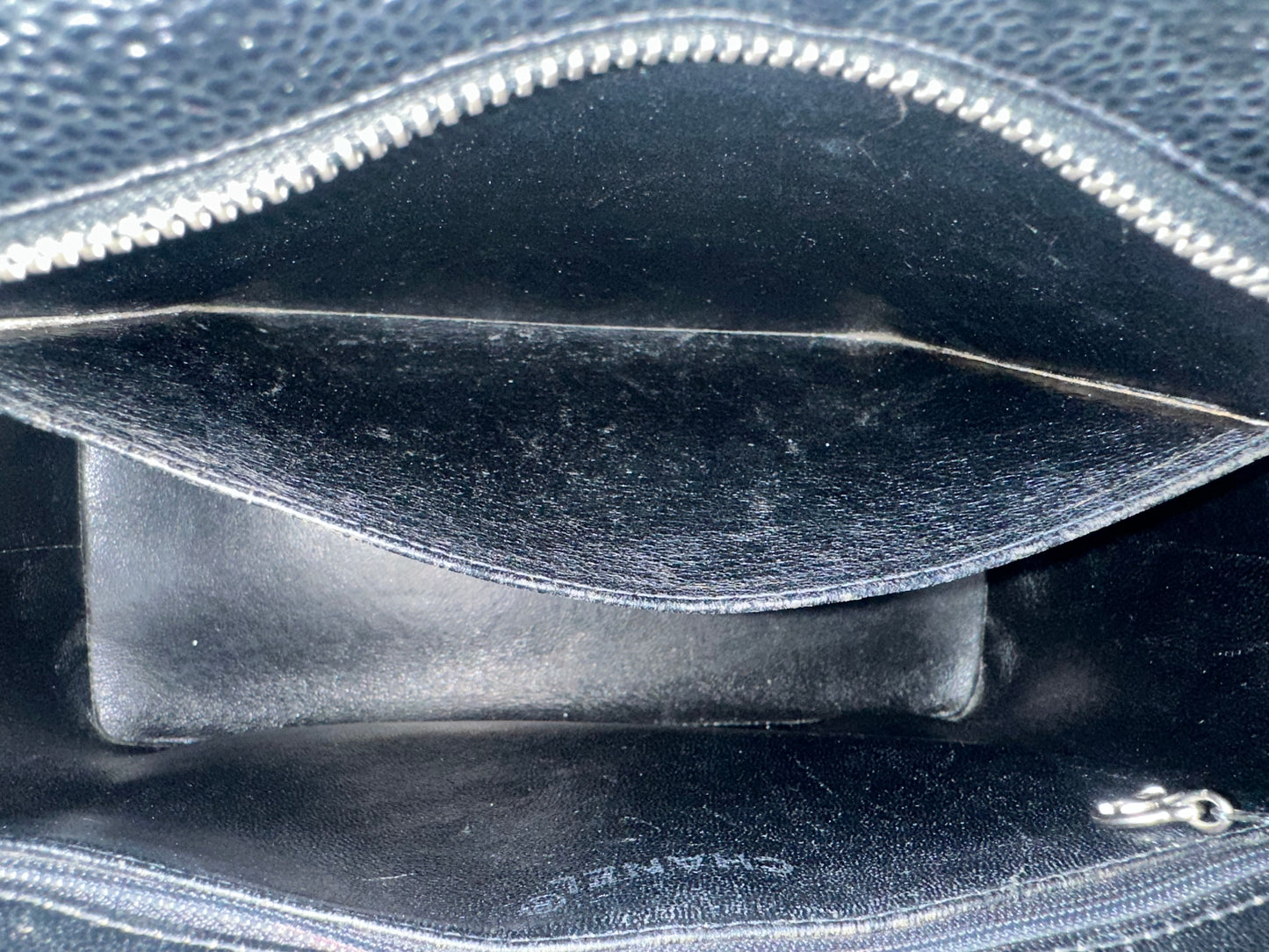 Chanel Black Calfskin Medallion