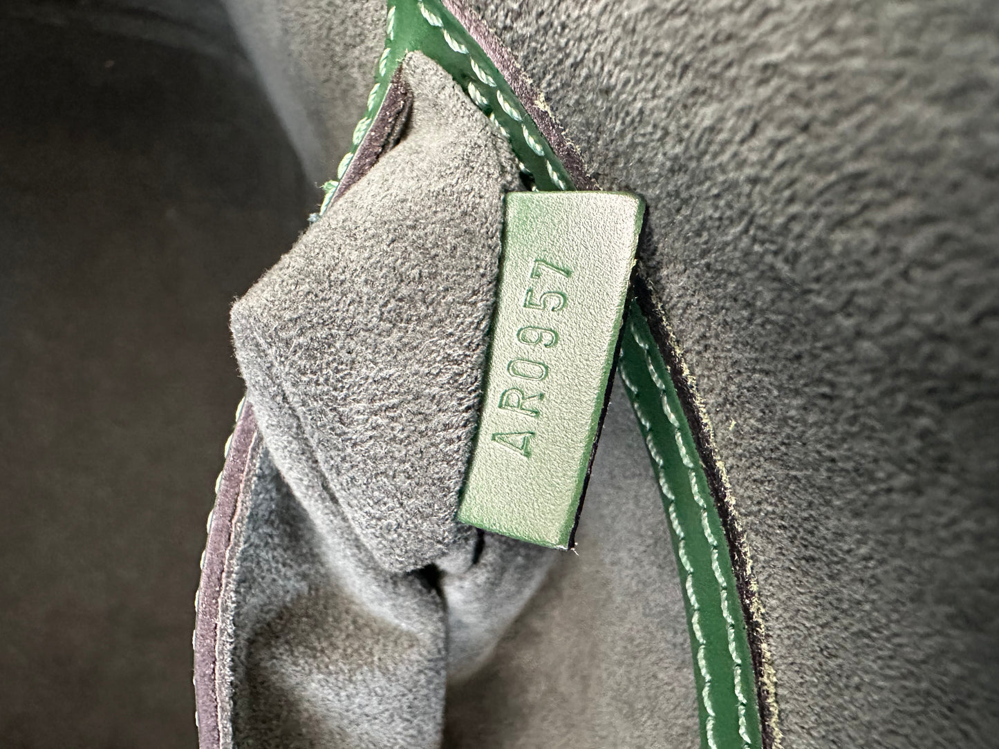 Louis Vuitton Alma Epi Green
