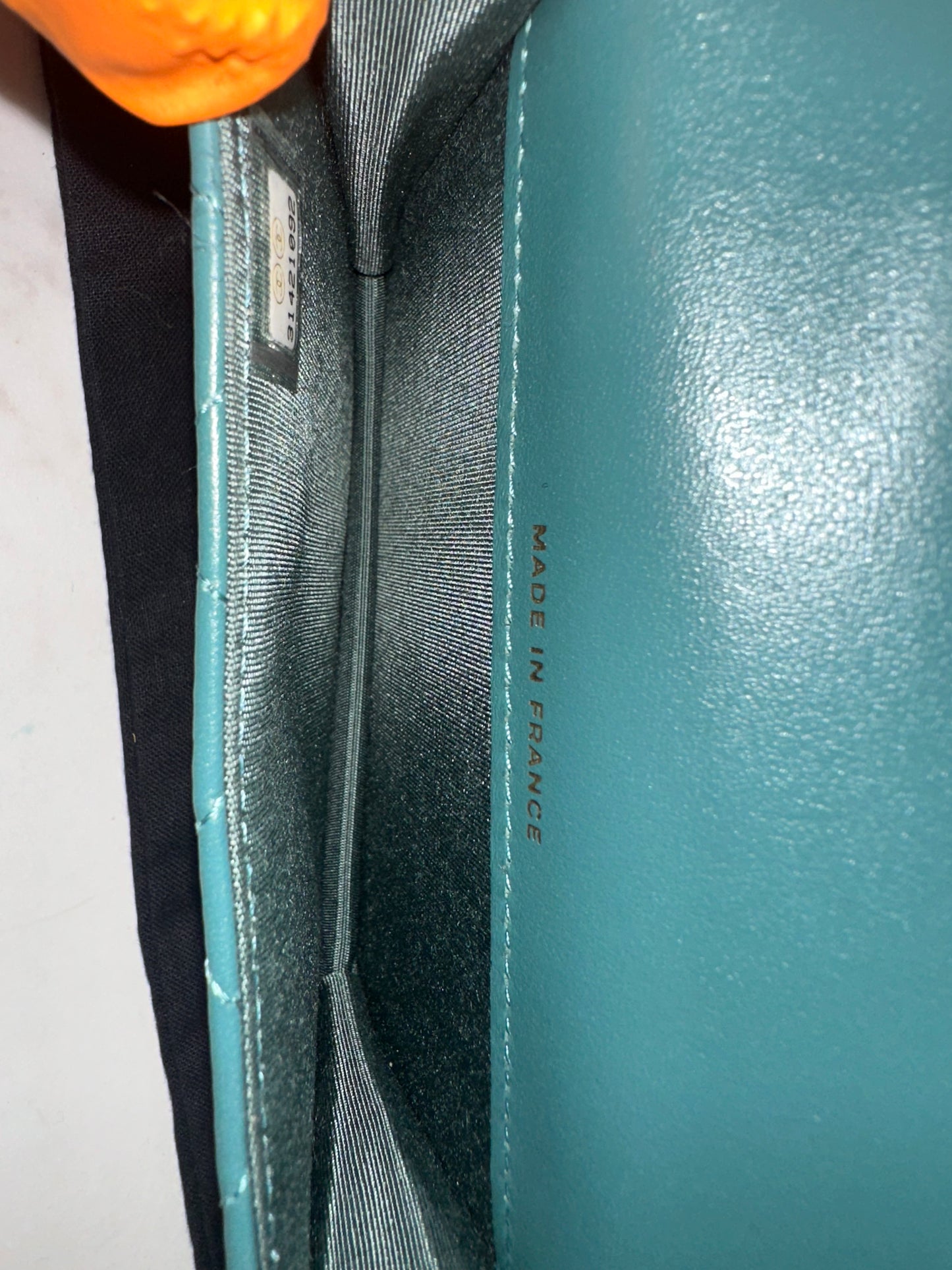 Chanel Green Lambskin