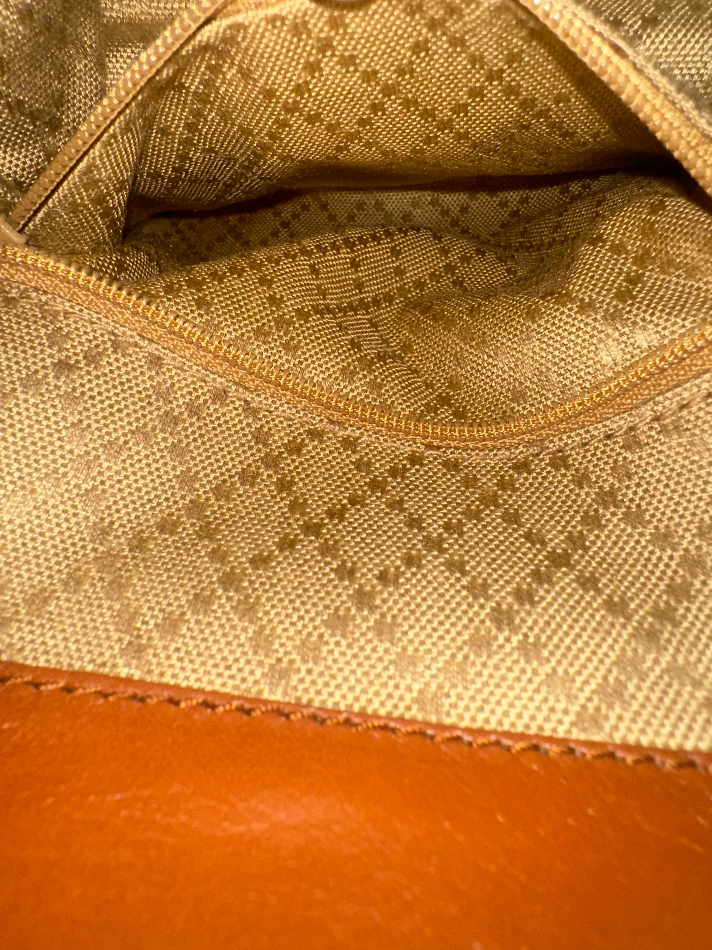Gucci Brown Bamboo Backpack