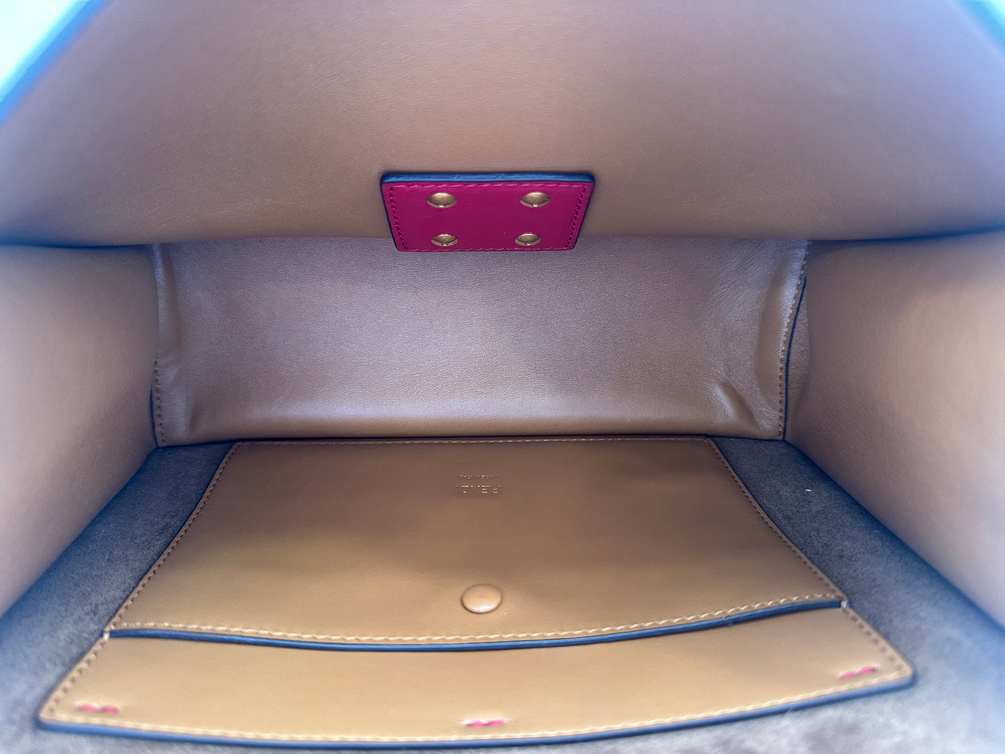 Fendi red 2way Bag