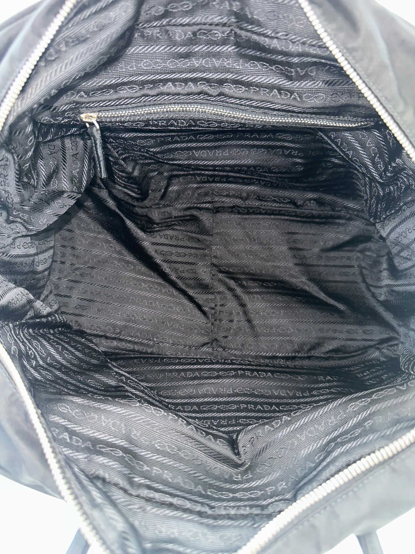 Prada Black Nylon Tote