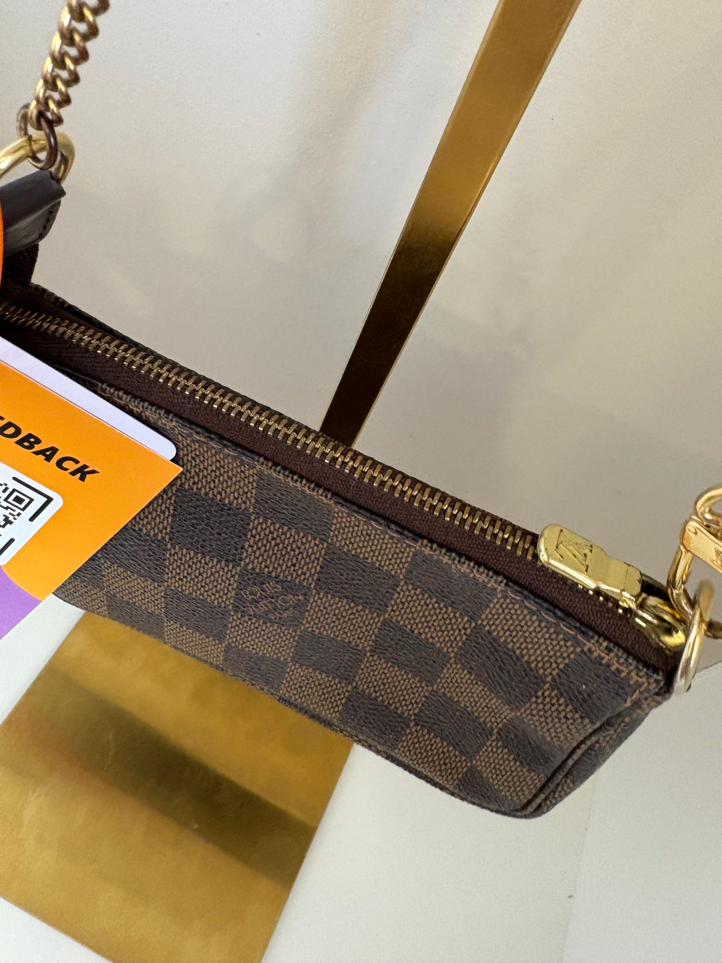 Louis Vuitton Pochette mini Damier Ebene