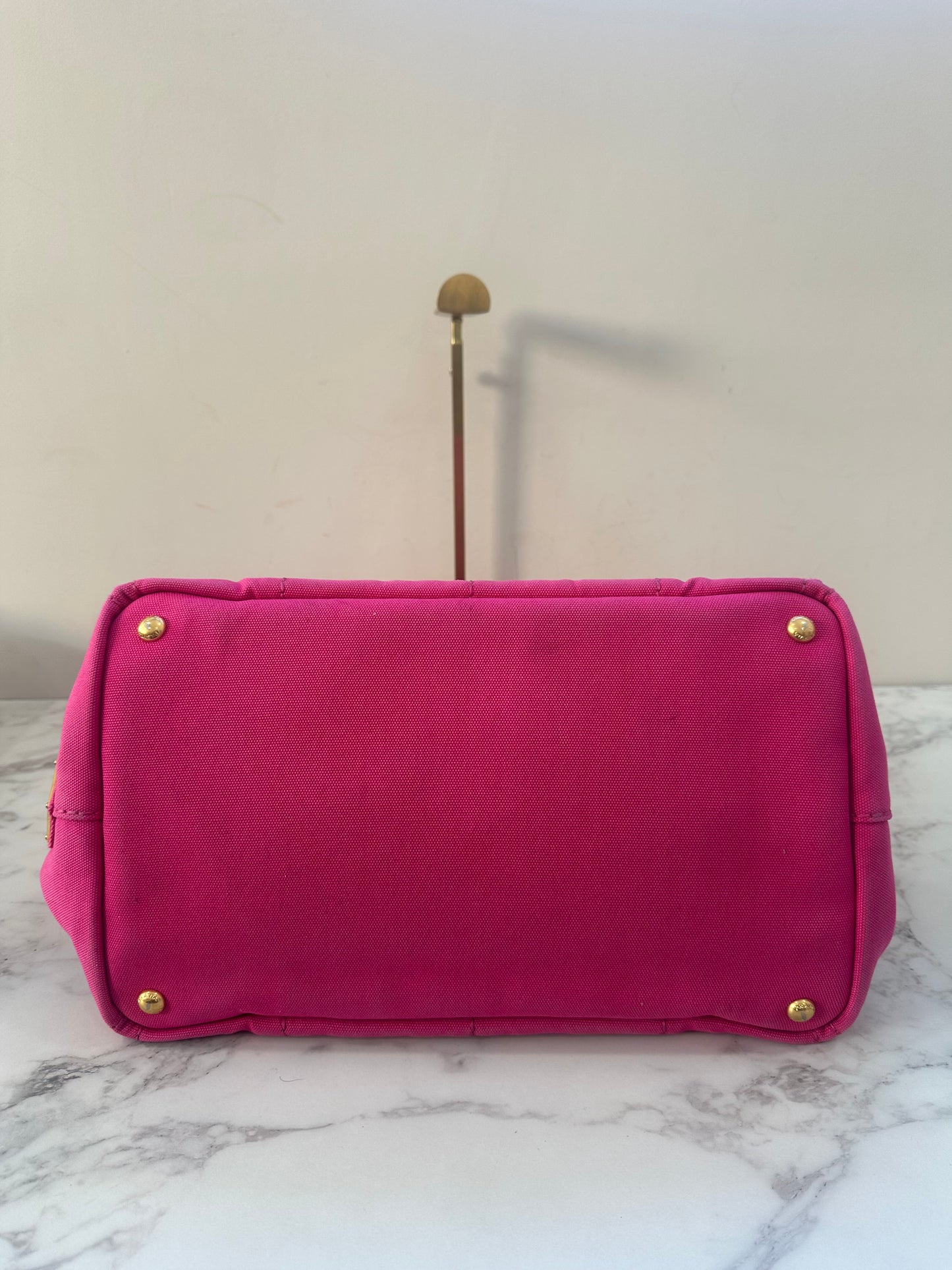 Prada Pink Denim Canapa