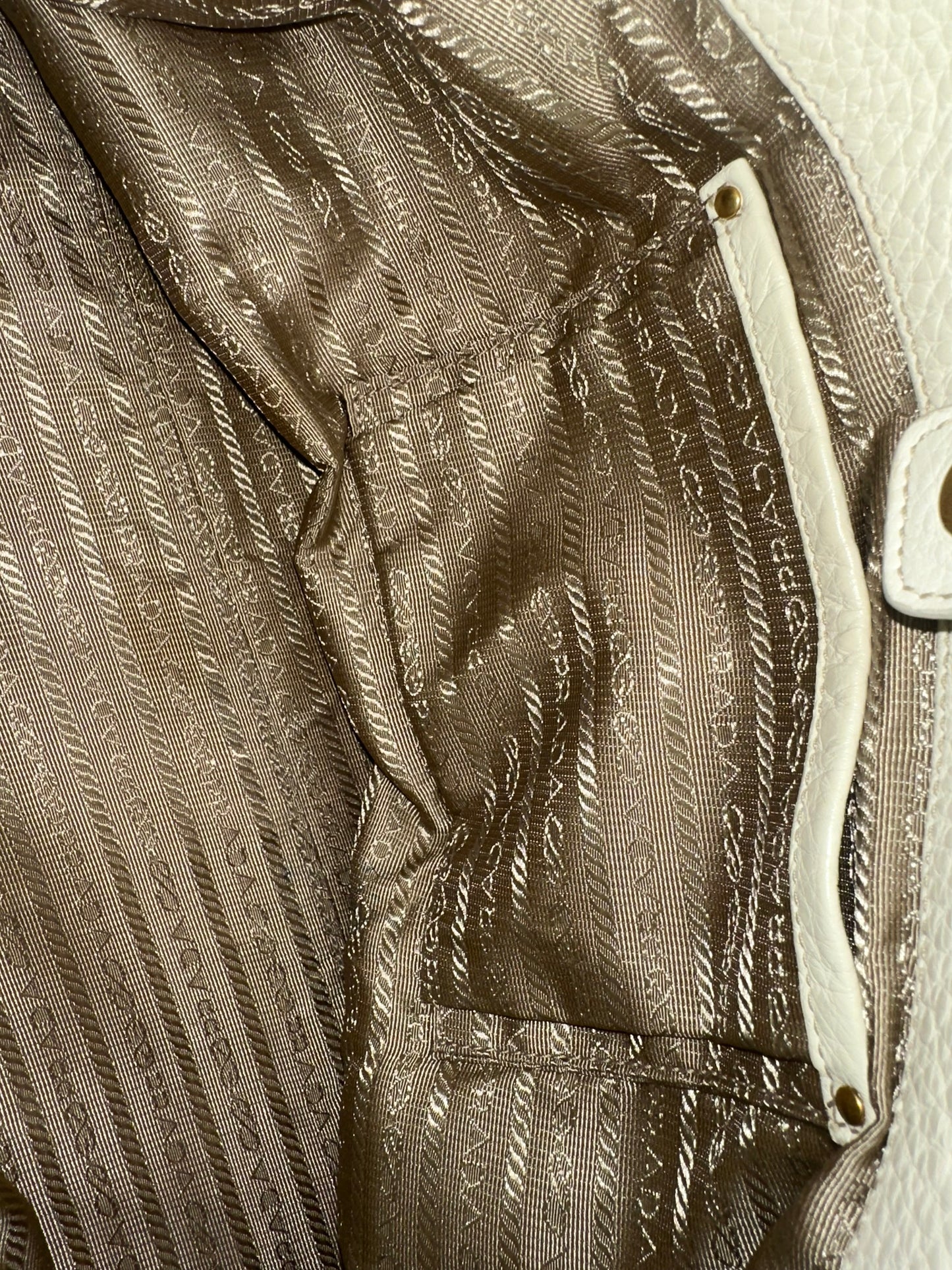 Prada Ivory Calfskin