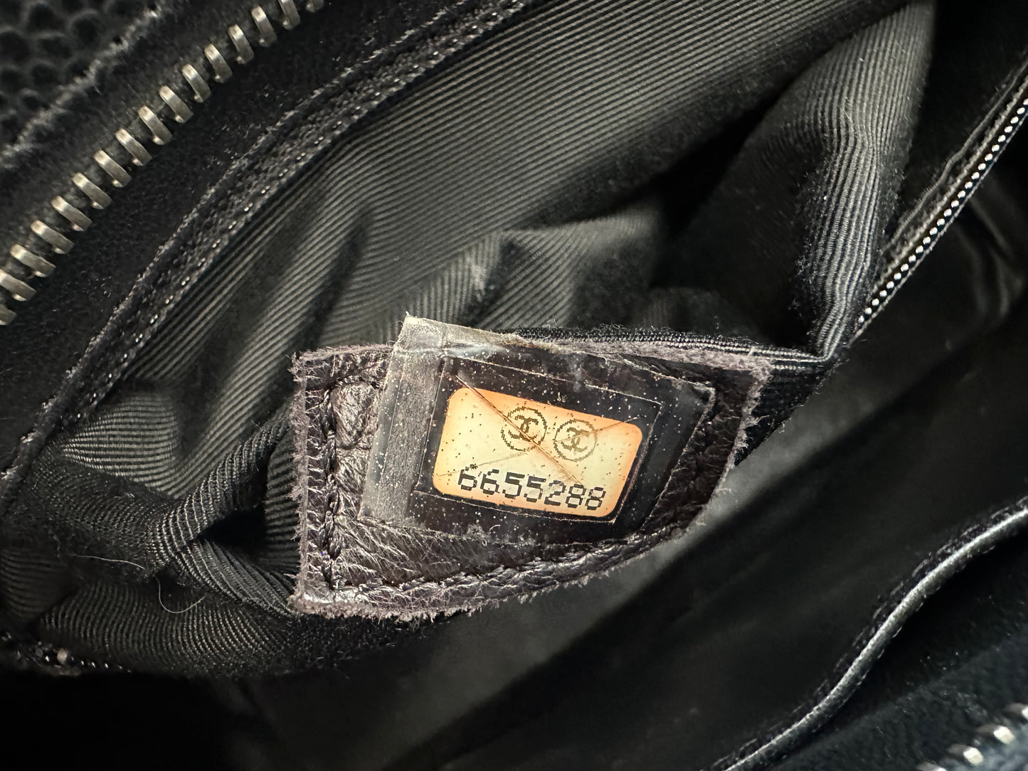 Chanel Black Calfskin Medallion