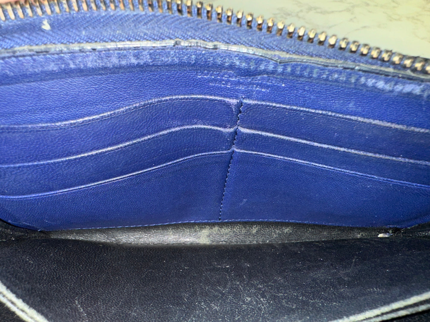 Bottega Veneta Navy Wallet