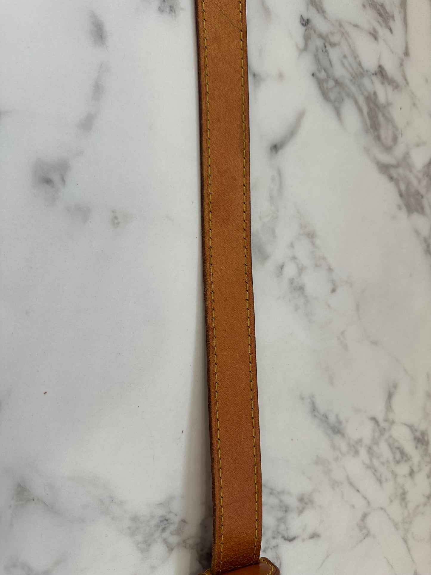 Louis Vuitton tracolla vacchetta regolabile