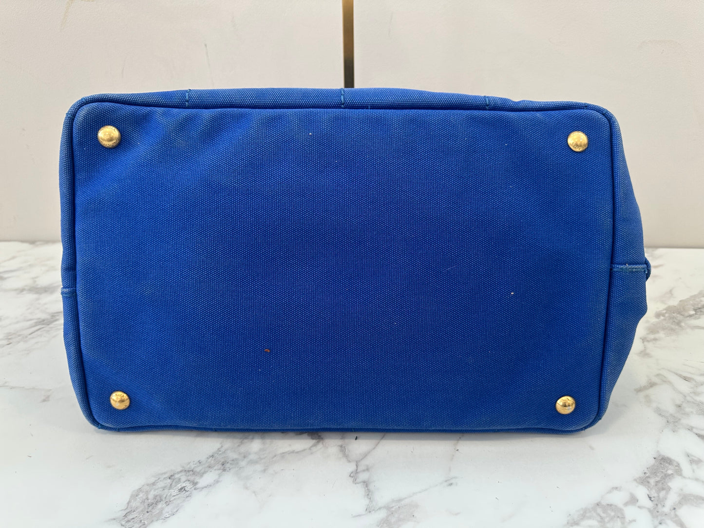 Prada Blue Canapa