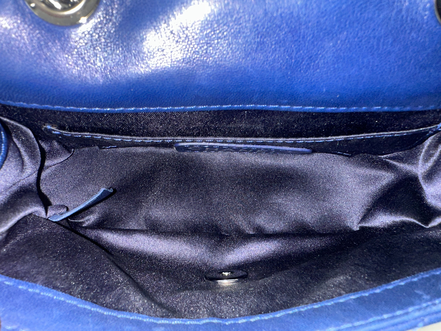 Chanel Blue Bads Lambskin