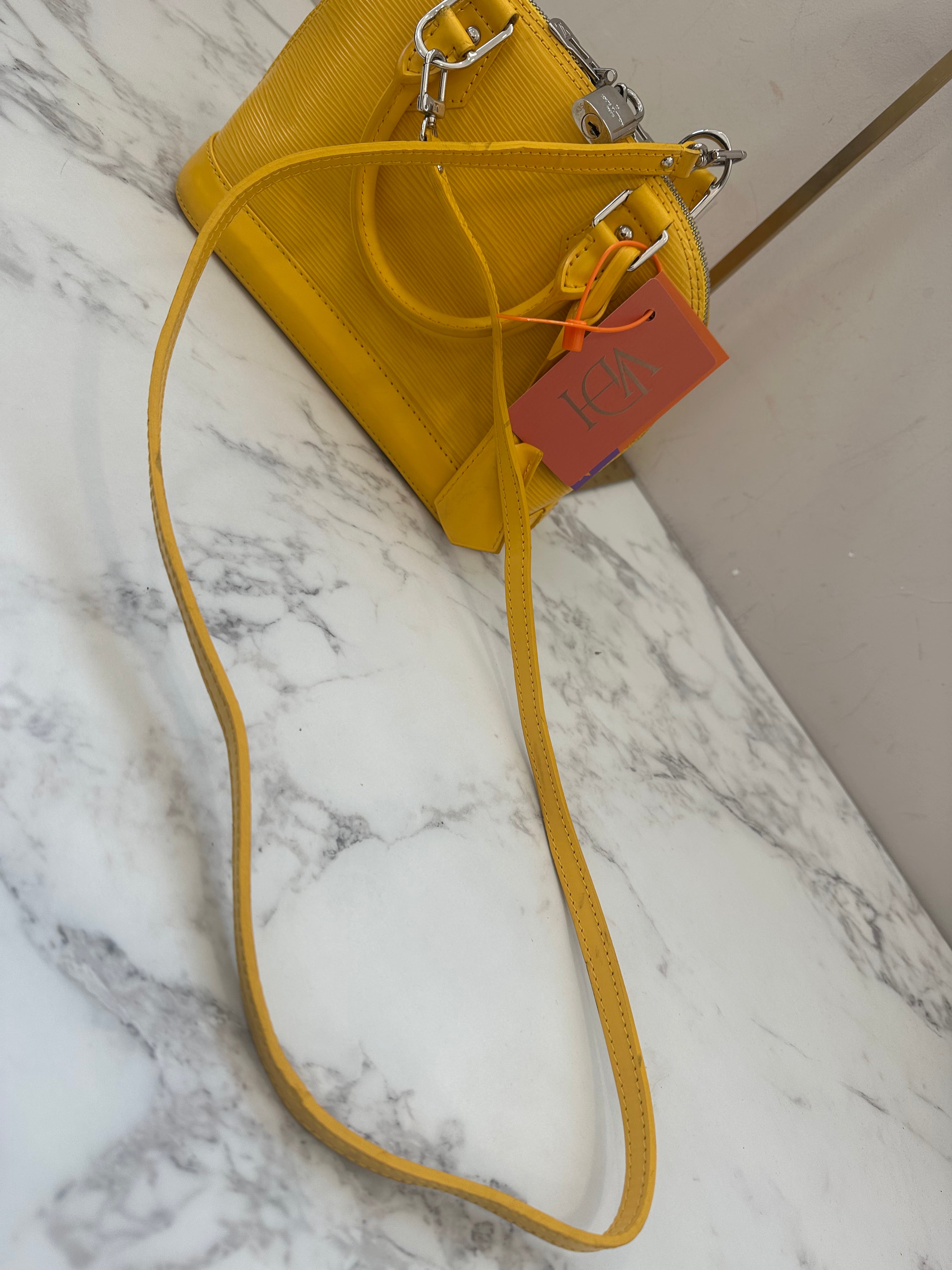 Louis Vuitton Alma BB Epi Yellow