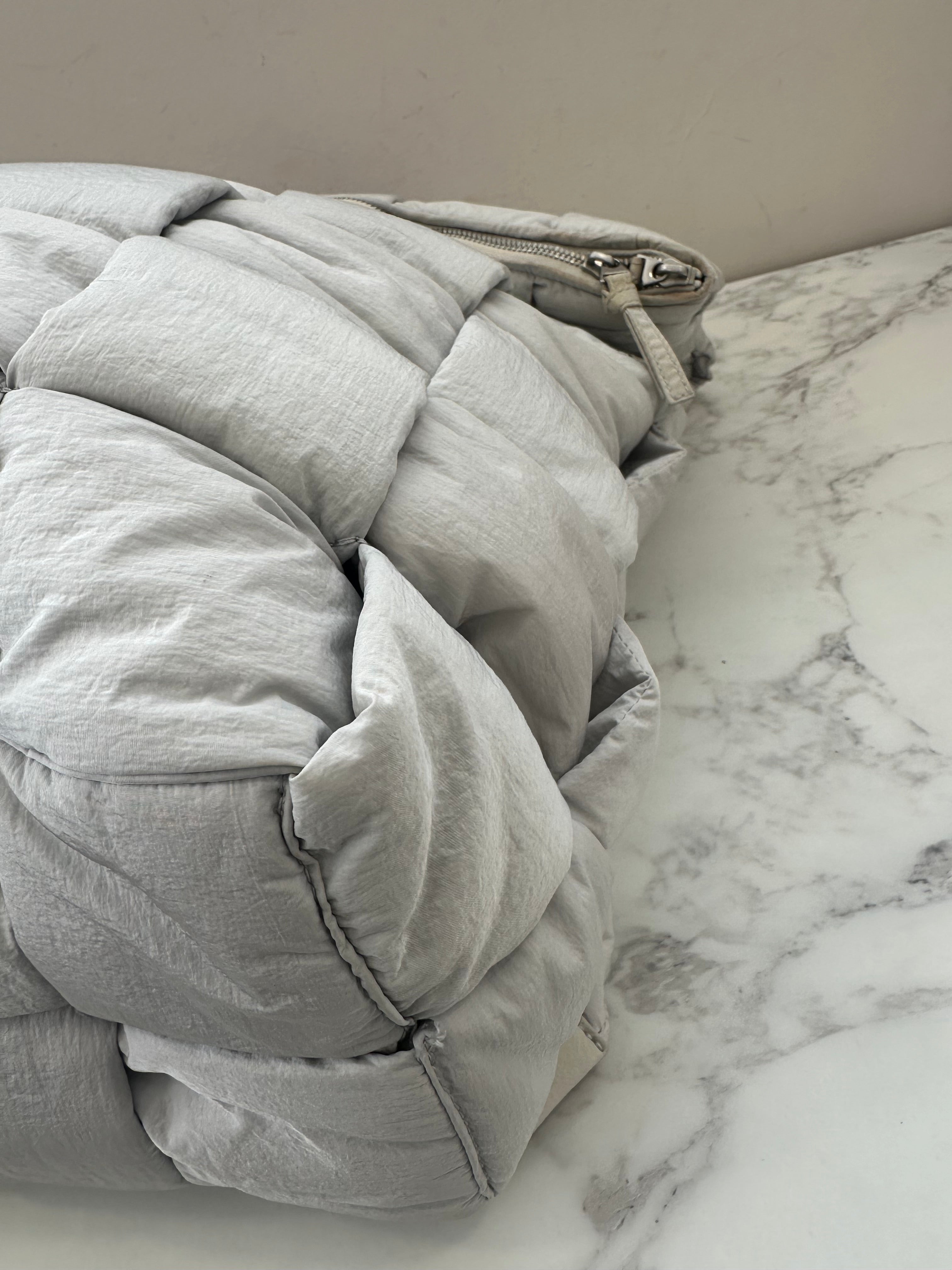 Bottega Veneta Gray Nylon