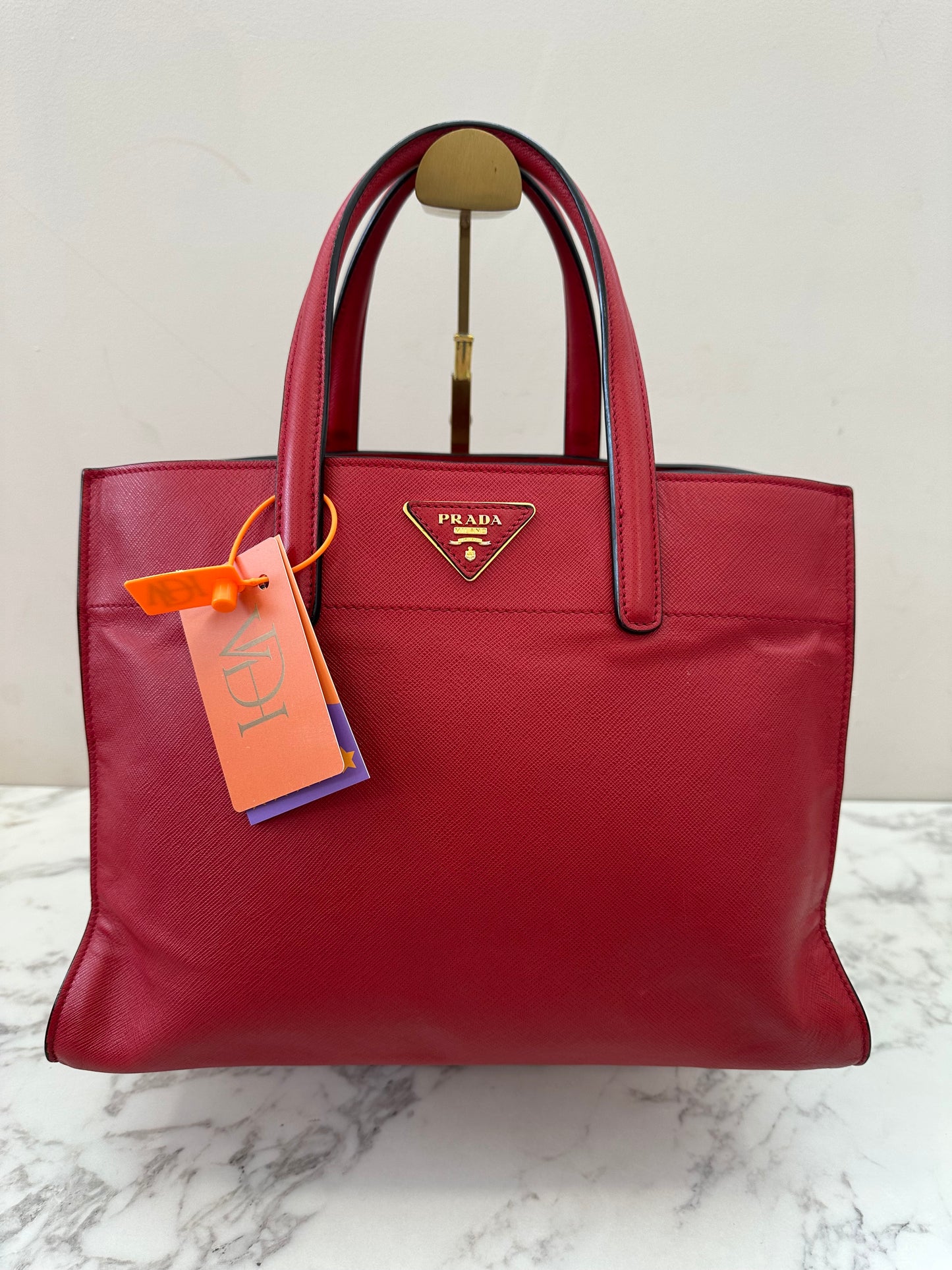 Prada Red Saffiano