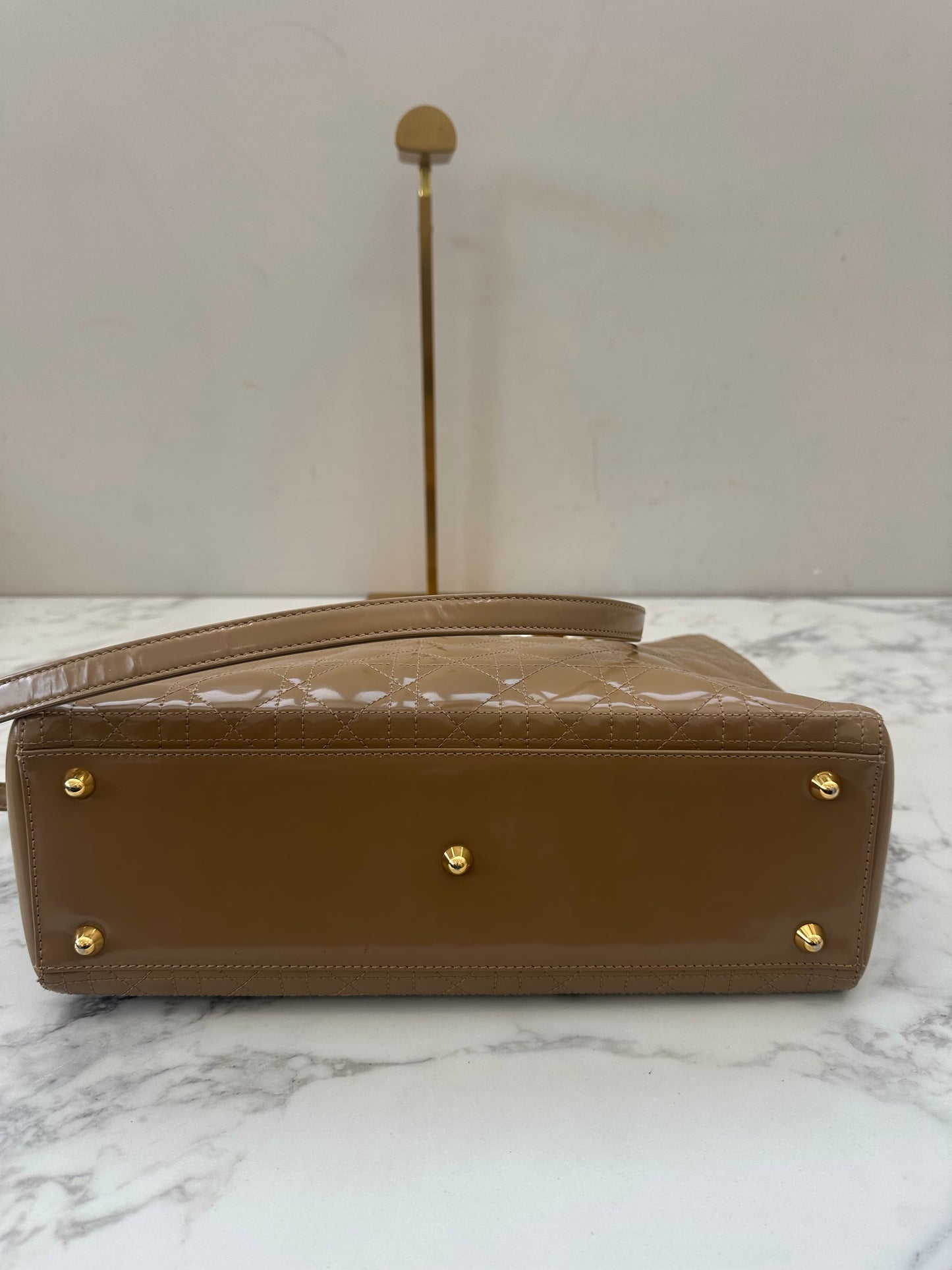 Christian Dior Beige Leather Lady