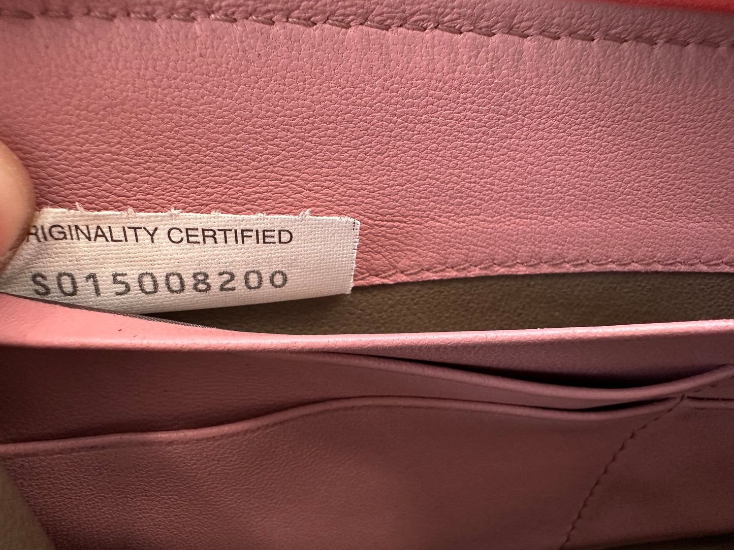 Bottega Veneta Pink Wallet