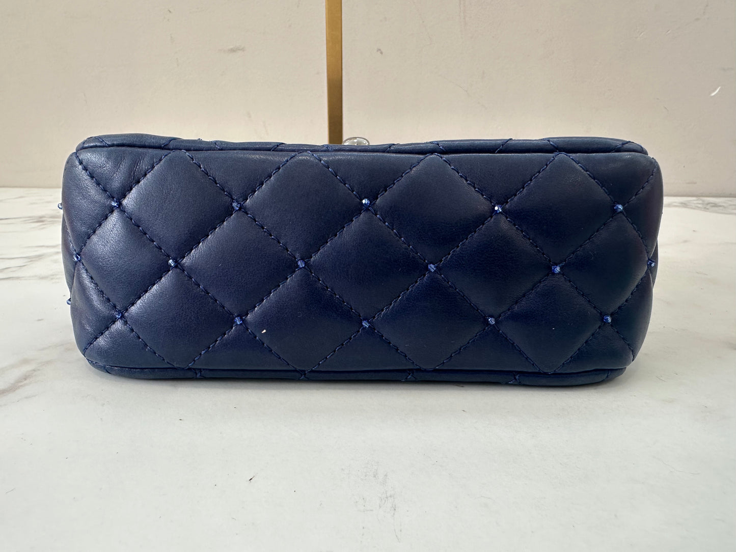 Chanel Blue Bads Lambskin