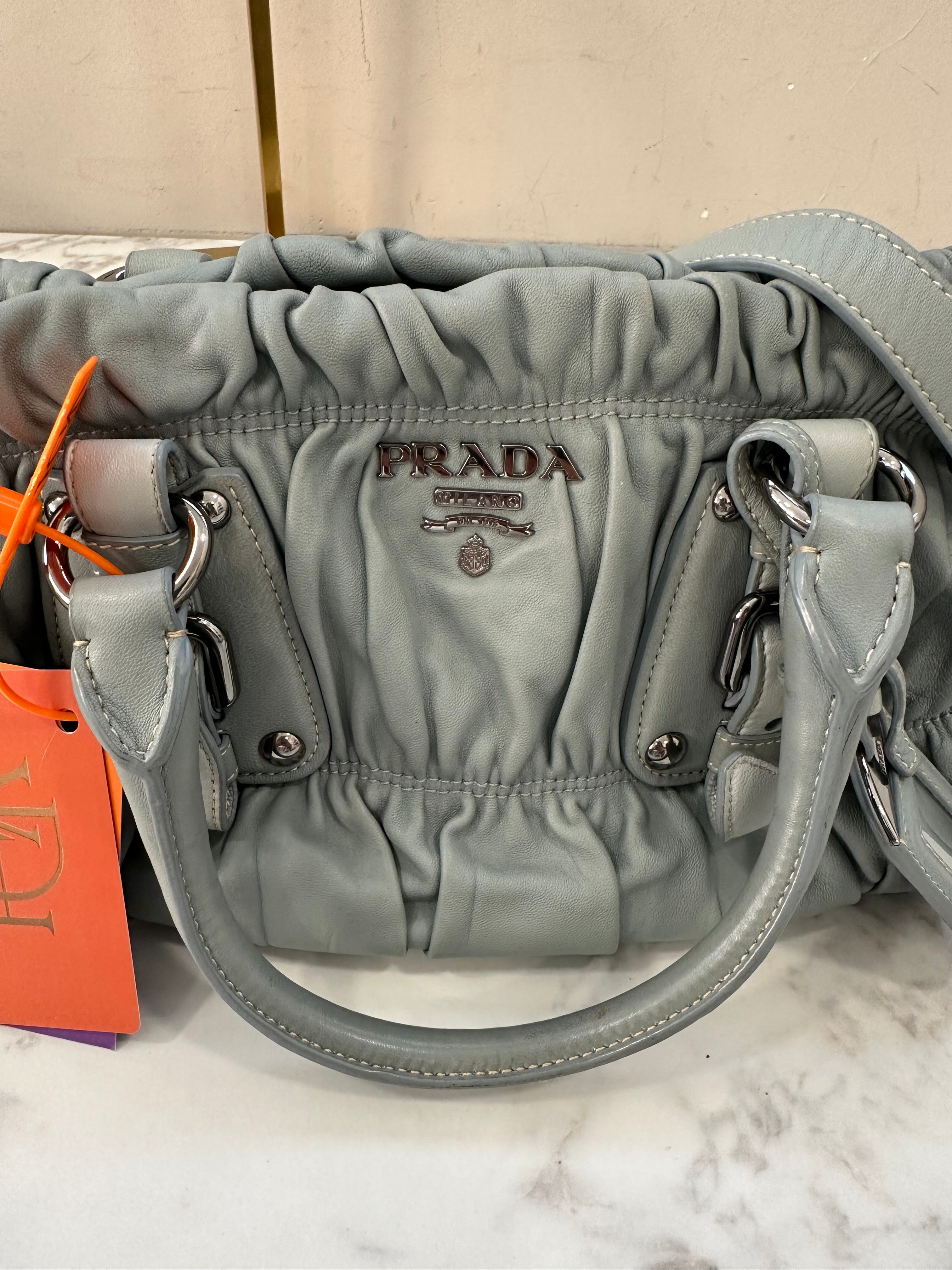 Prada Gaufre Ice Gray