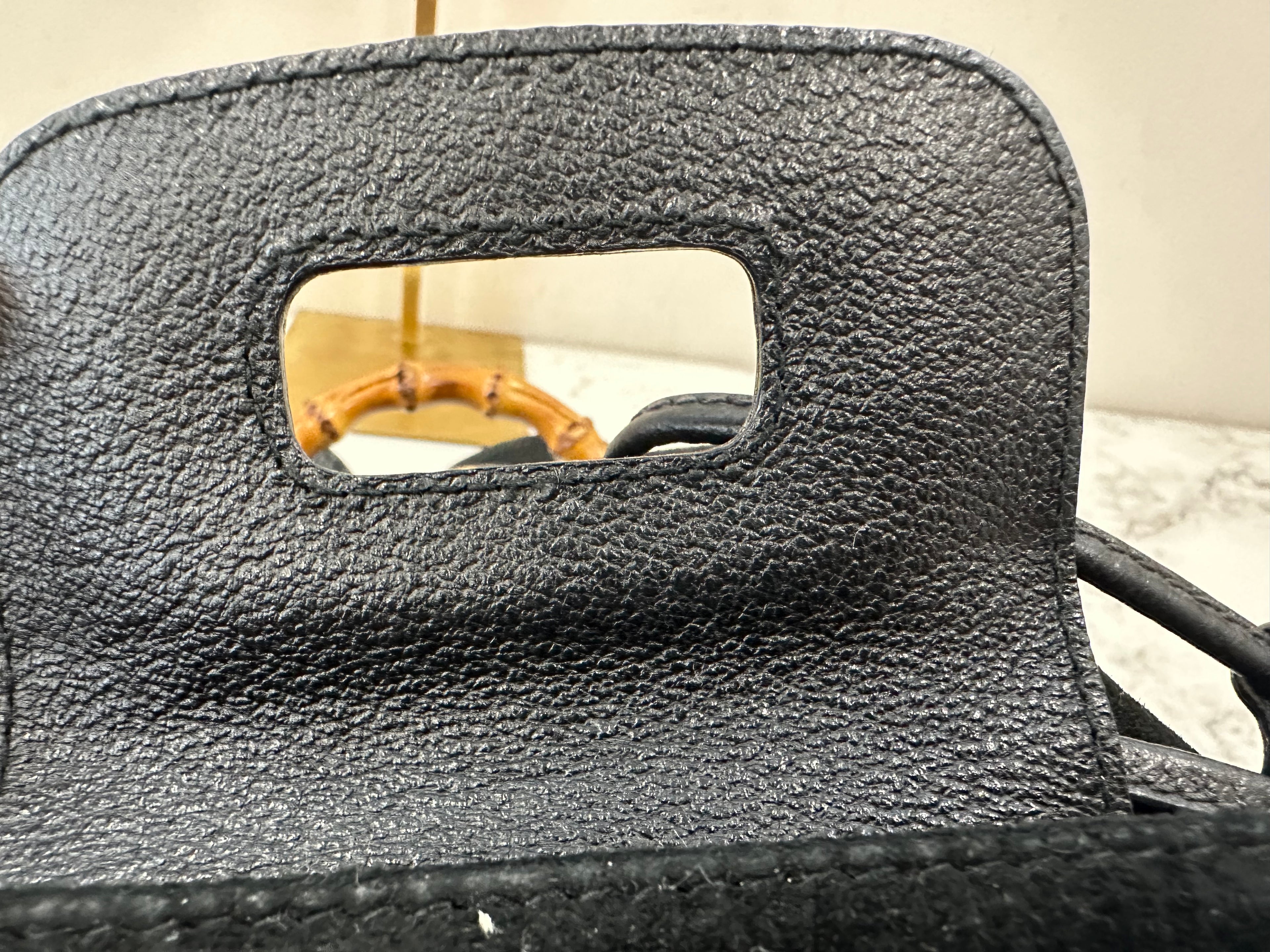 Gucci Black Suede Backpack