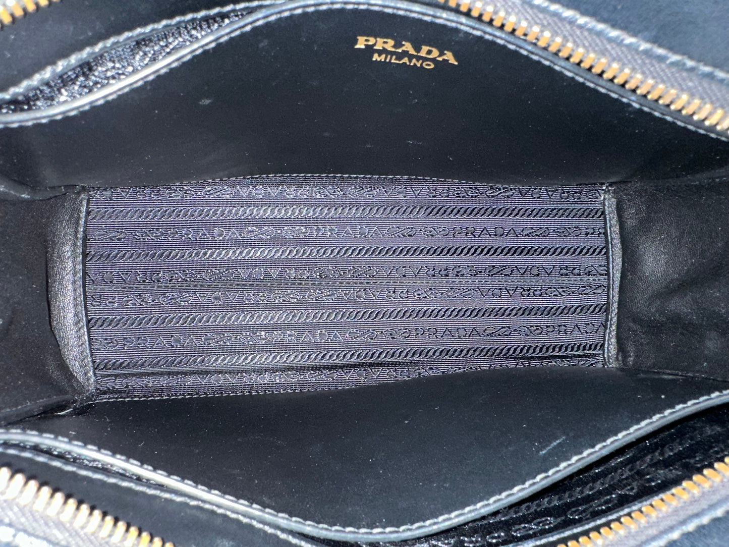 Prada Black Leather