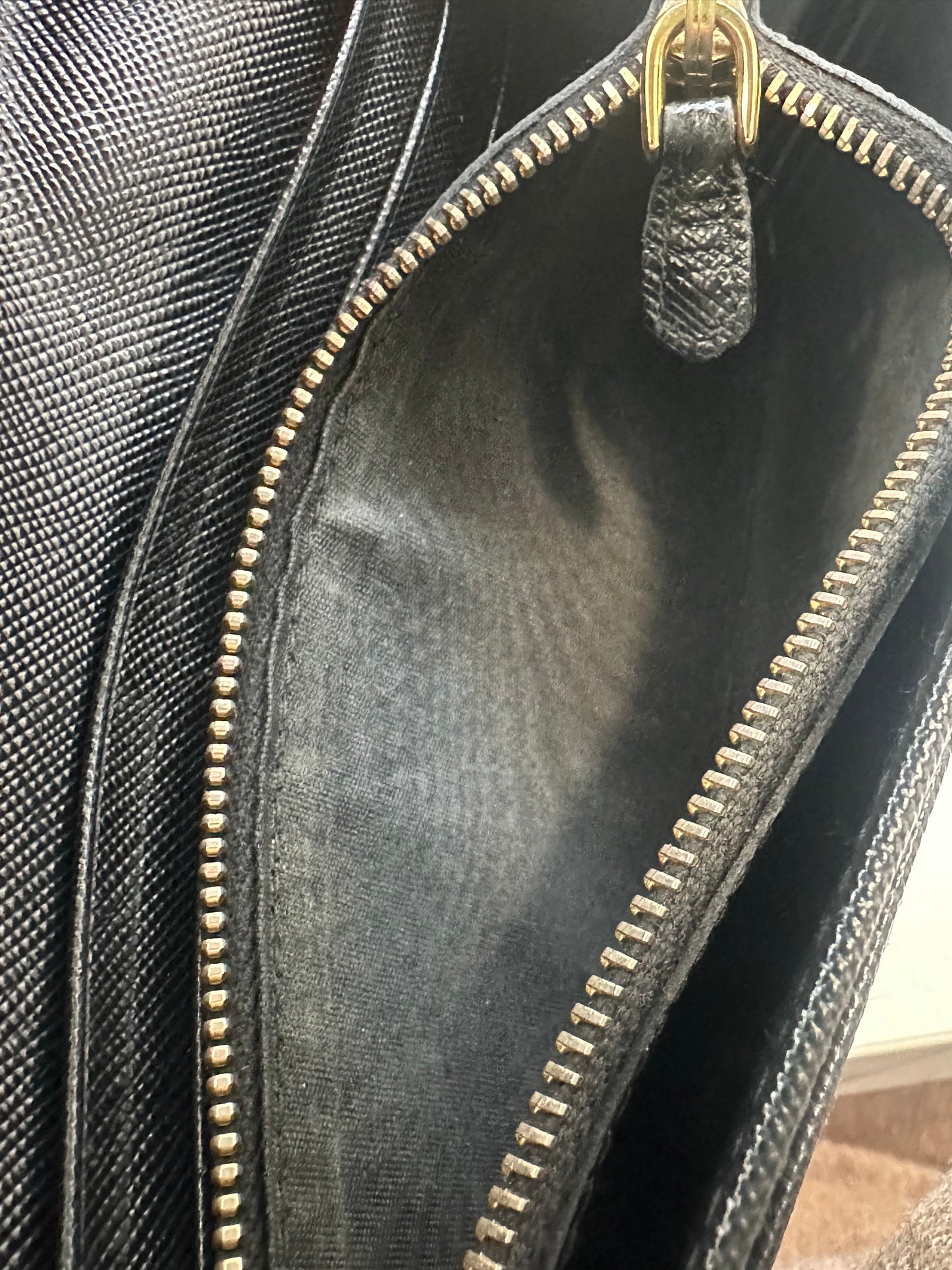 Prada Black Long Wallet