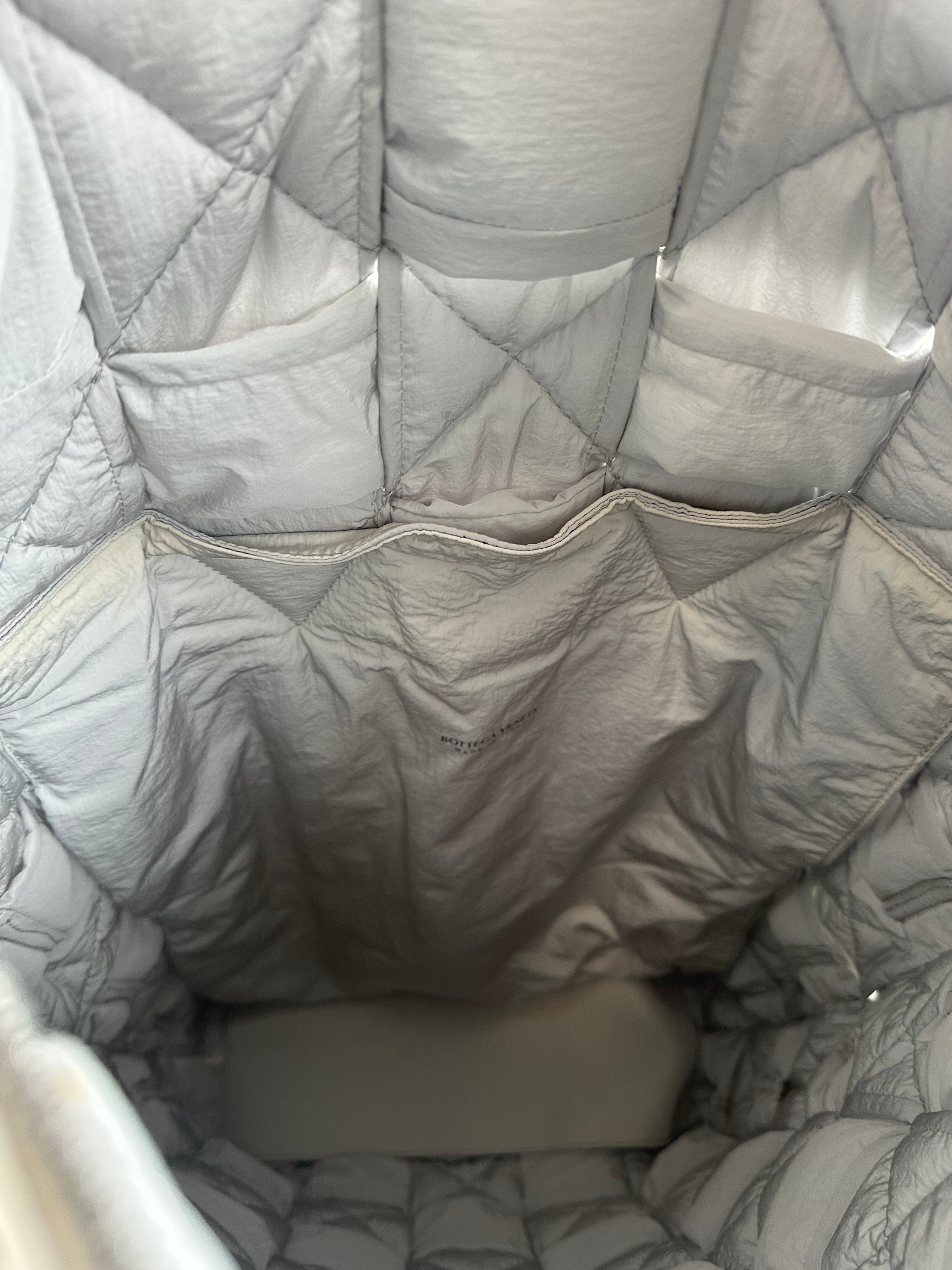 Bottega Veneta Gray Nylon