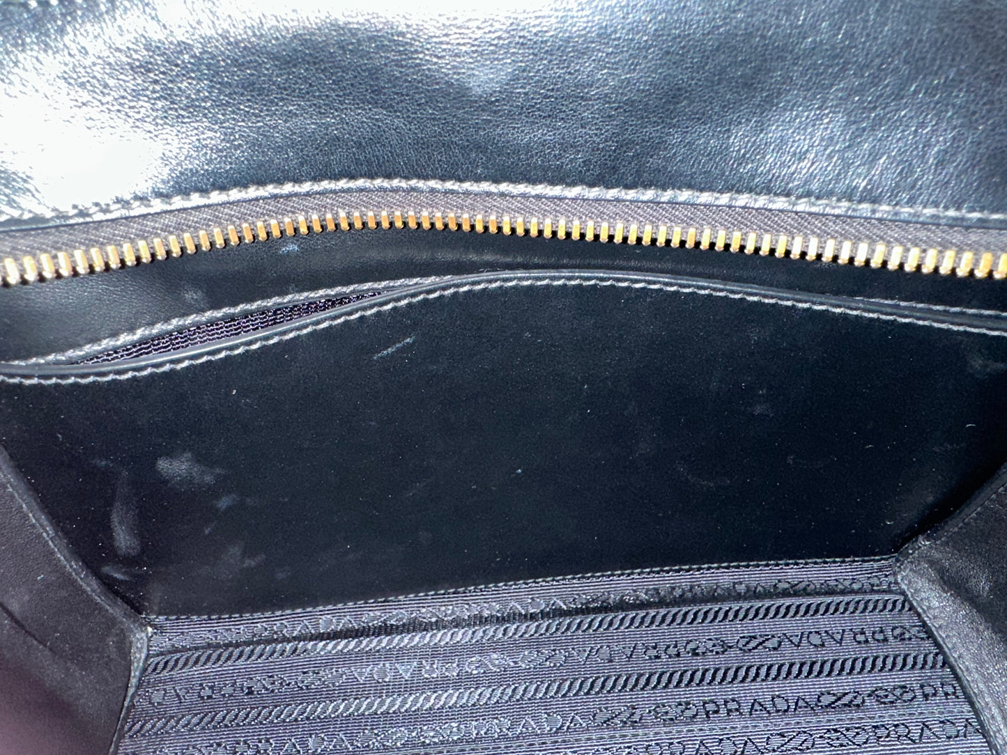 Prada Black Leather