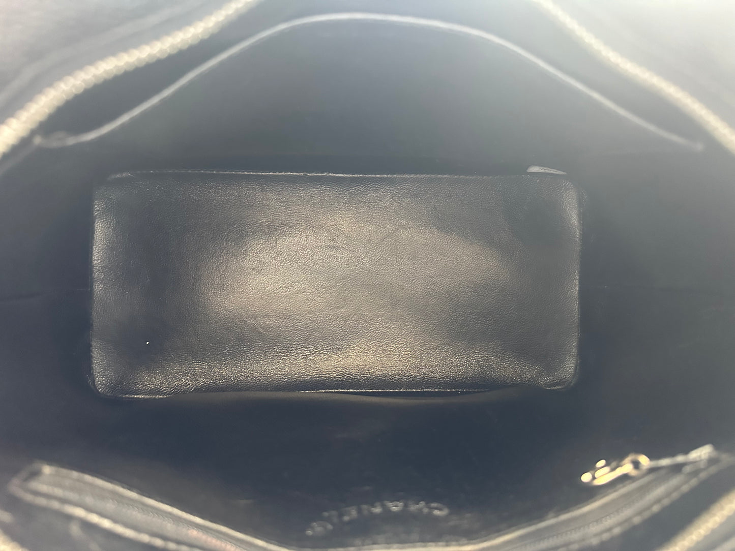 Chanel Black Calfskin Medallion