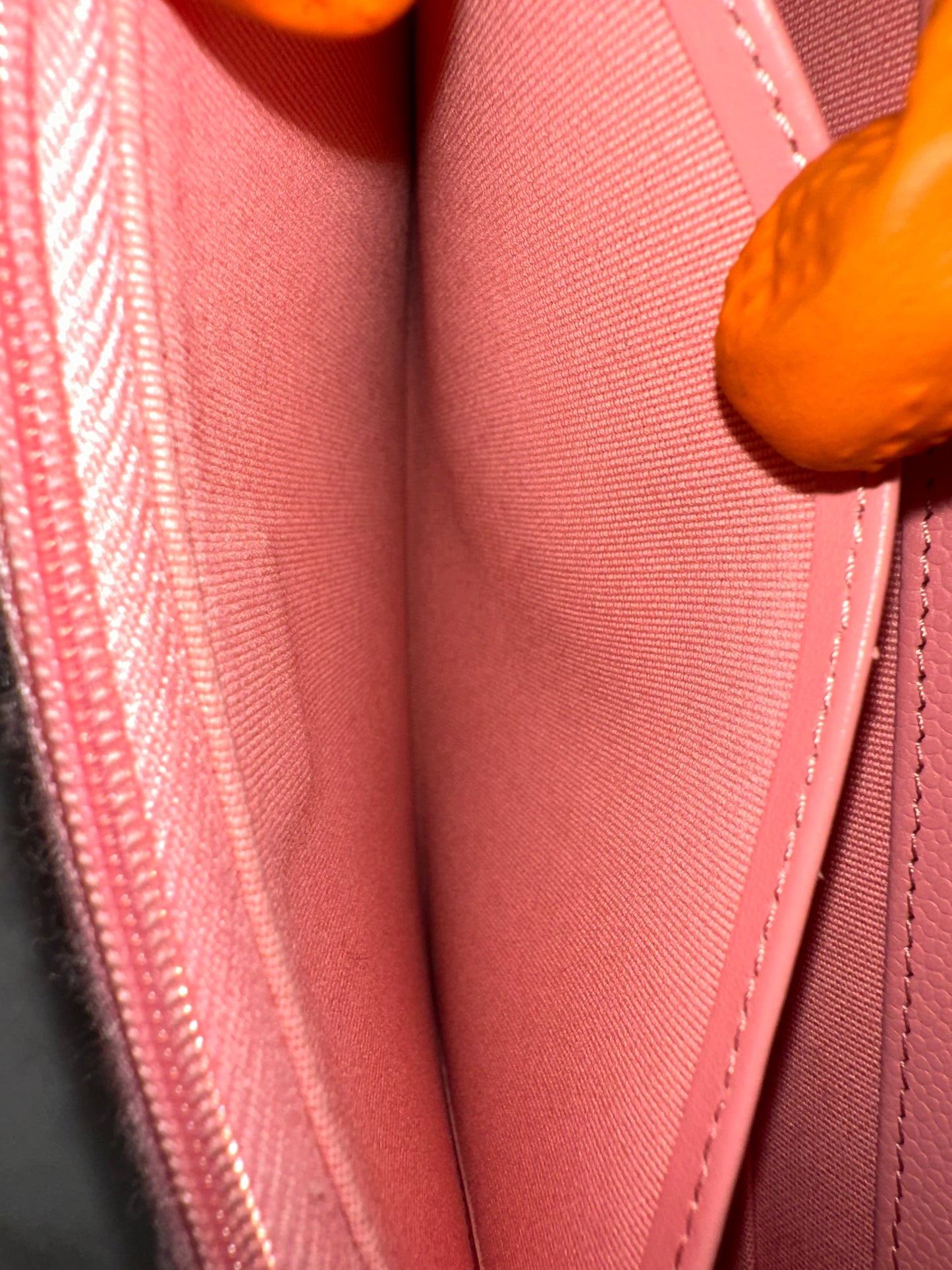 Chanel Pink Calfskin Classic