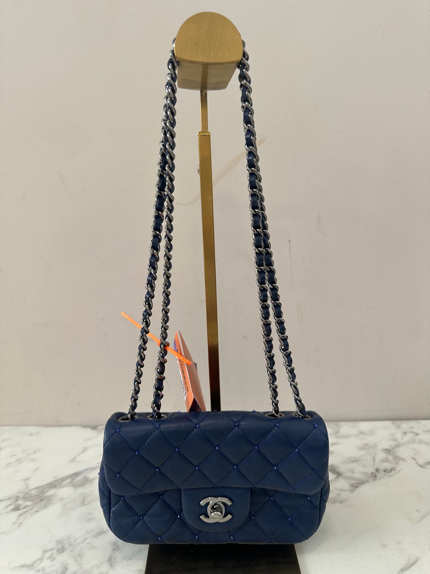 Chanel Blue Bads Lambskin