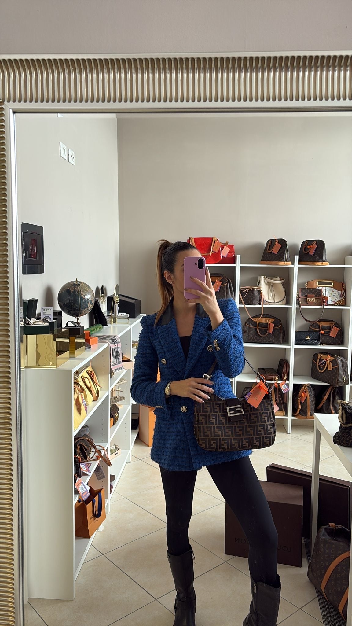 Fendi Zucca Handbag